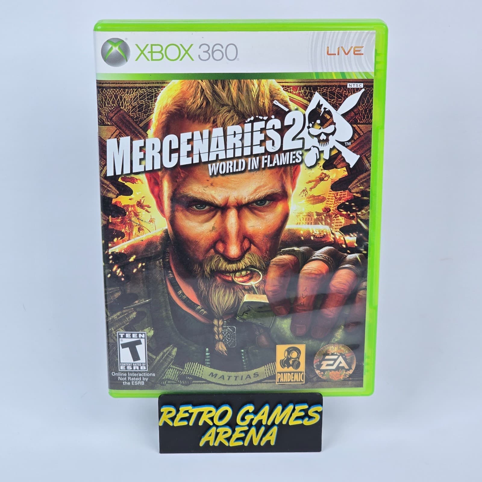 Mercenaries 2: World in Flames (Xbox 360) CIB COMPLETE
