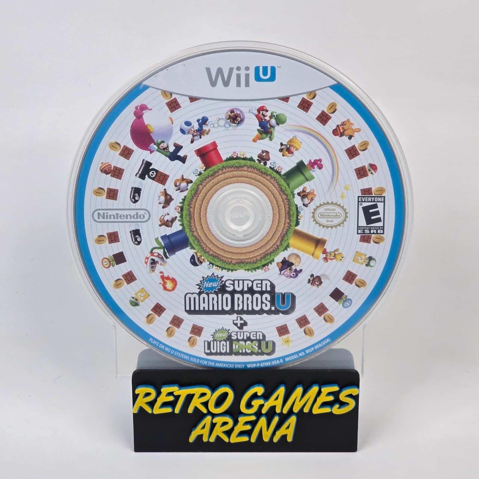 New Super Mario Bros U + New Super Luigi U (Wii U) Disc