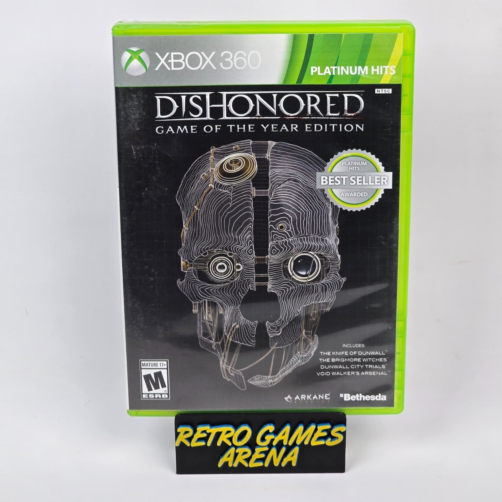 Dishonored: Game of the Year Edition (Xbox 360) Platinum Hits CIB COMPLETE