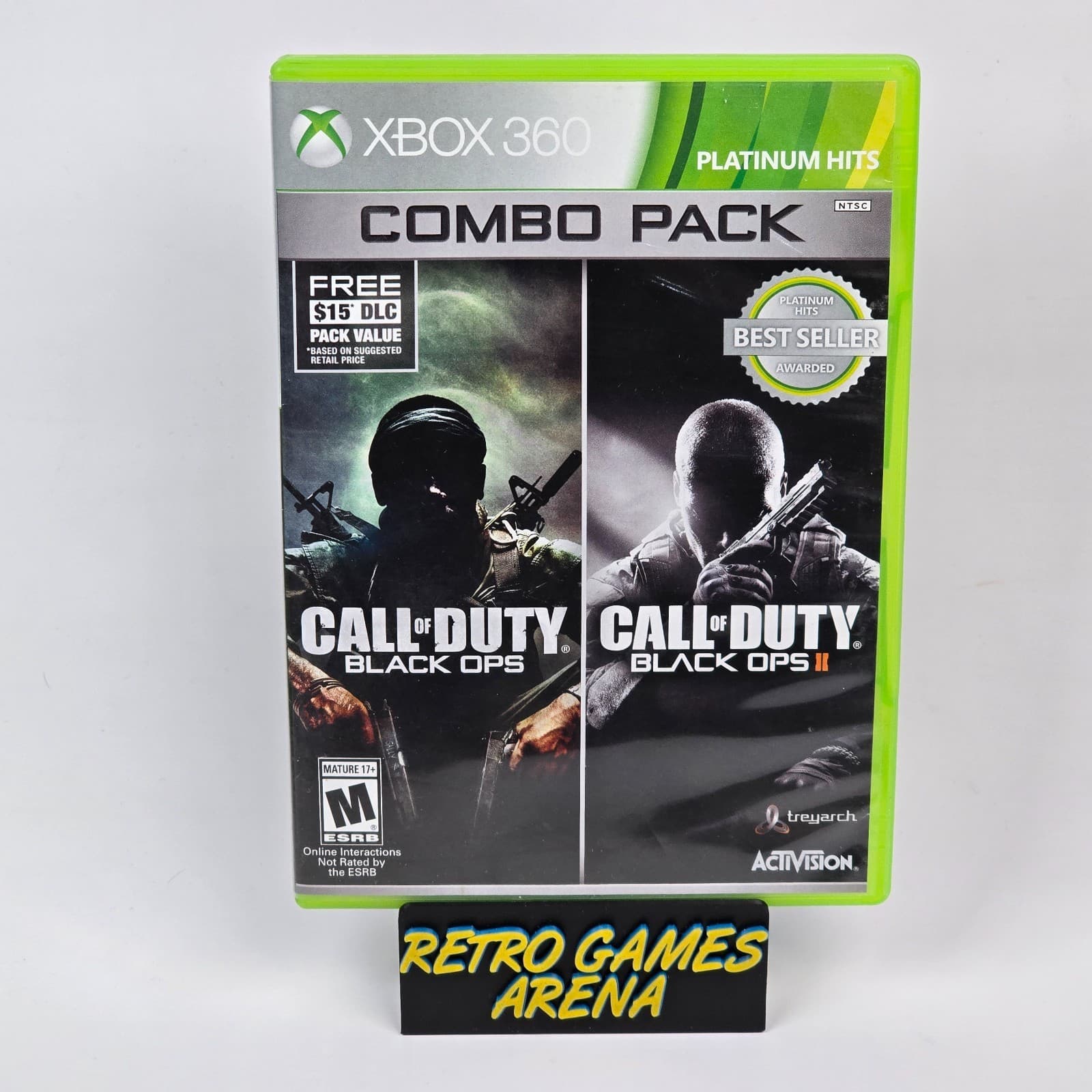 Call of Duty Black Ops I & II Combo Pack (Xbox 360) Case & Discs
