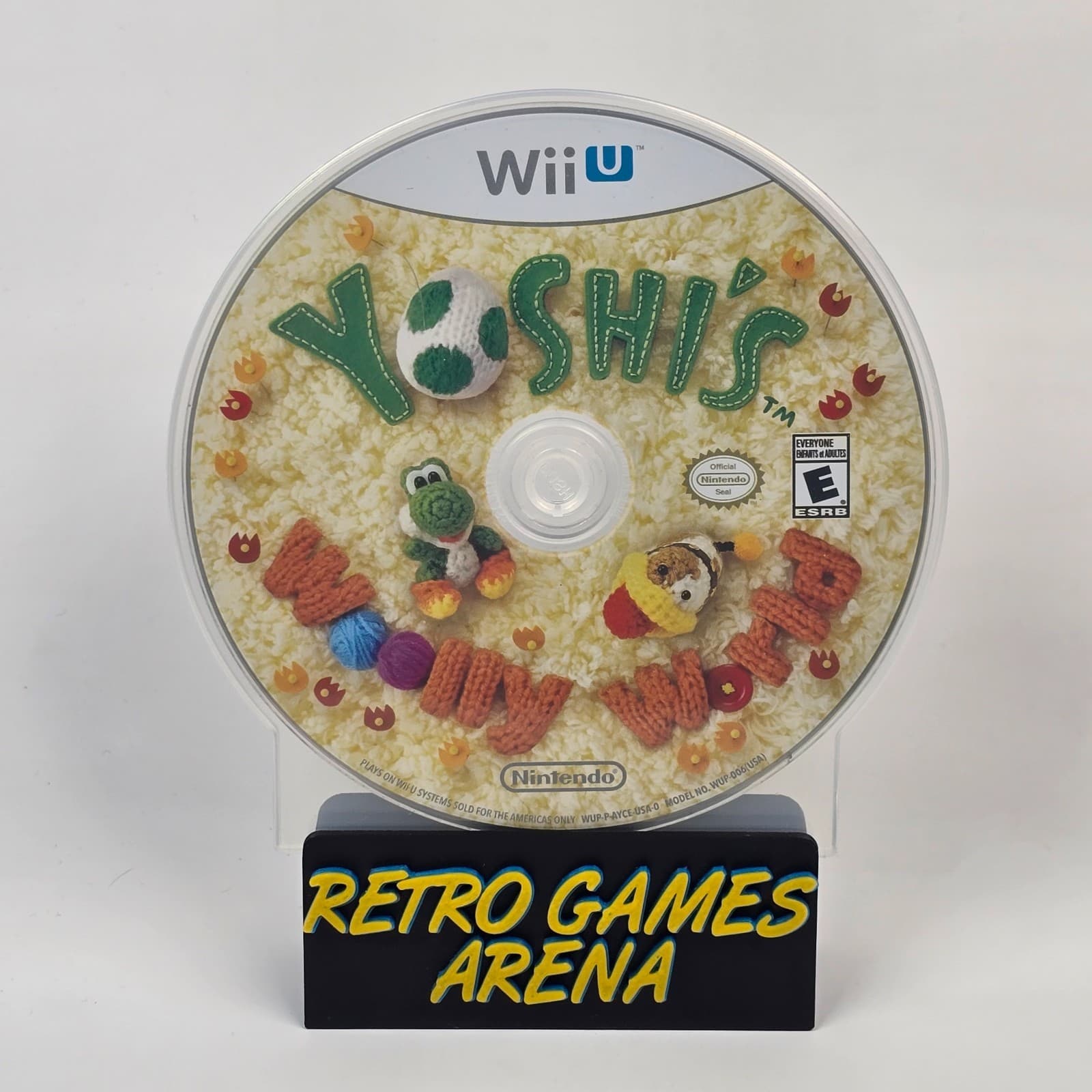 Yoshi's Wooly World (Wii U) Disc