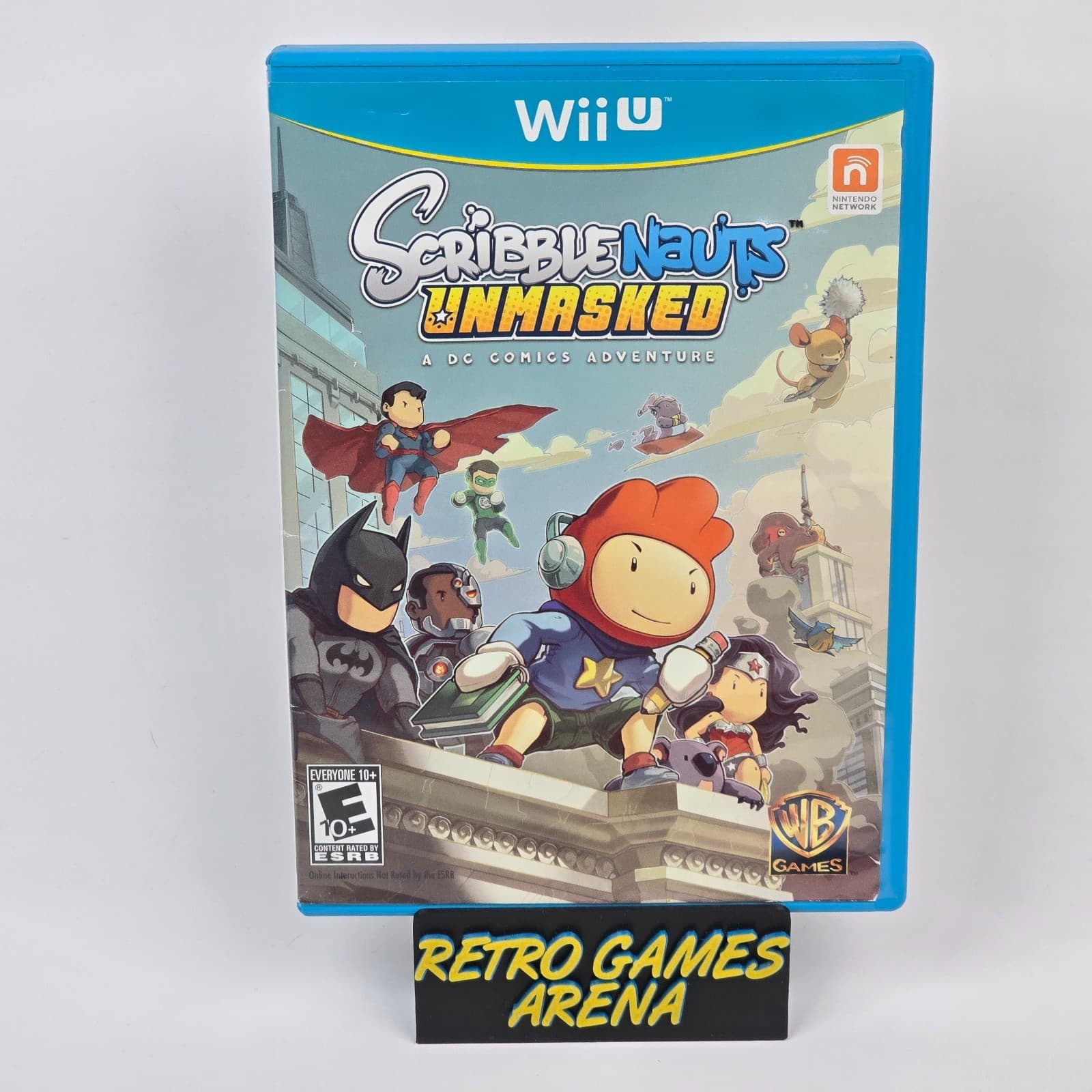 Scribblenauts: Unmasked (Wii U) Case & Disc