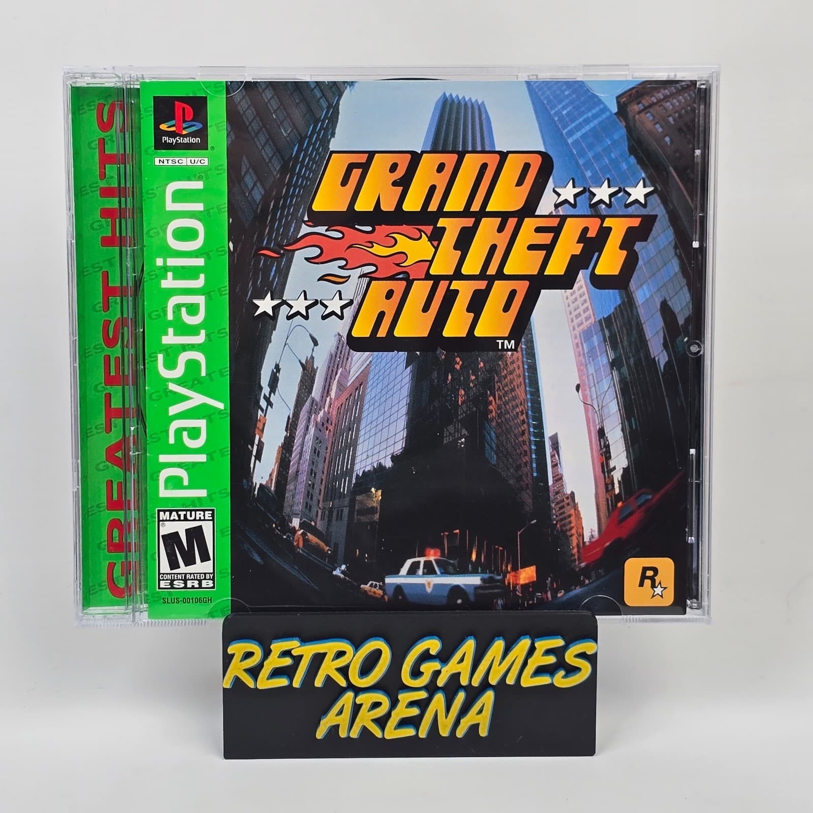 Grand Theft Auto GTA 1 (PlayStation 1 PS1) Greatest Hits CIB COMPLETE