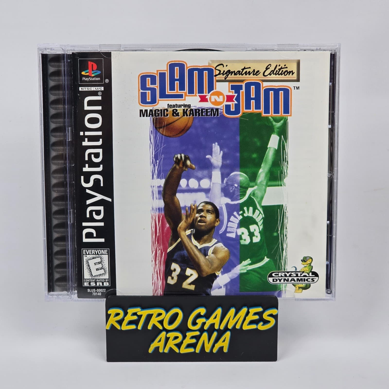 Slam N Jam: Signature Edition (PlayStation 1 PS1) CIB COMPLETE