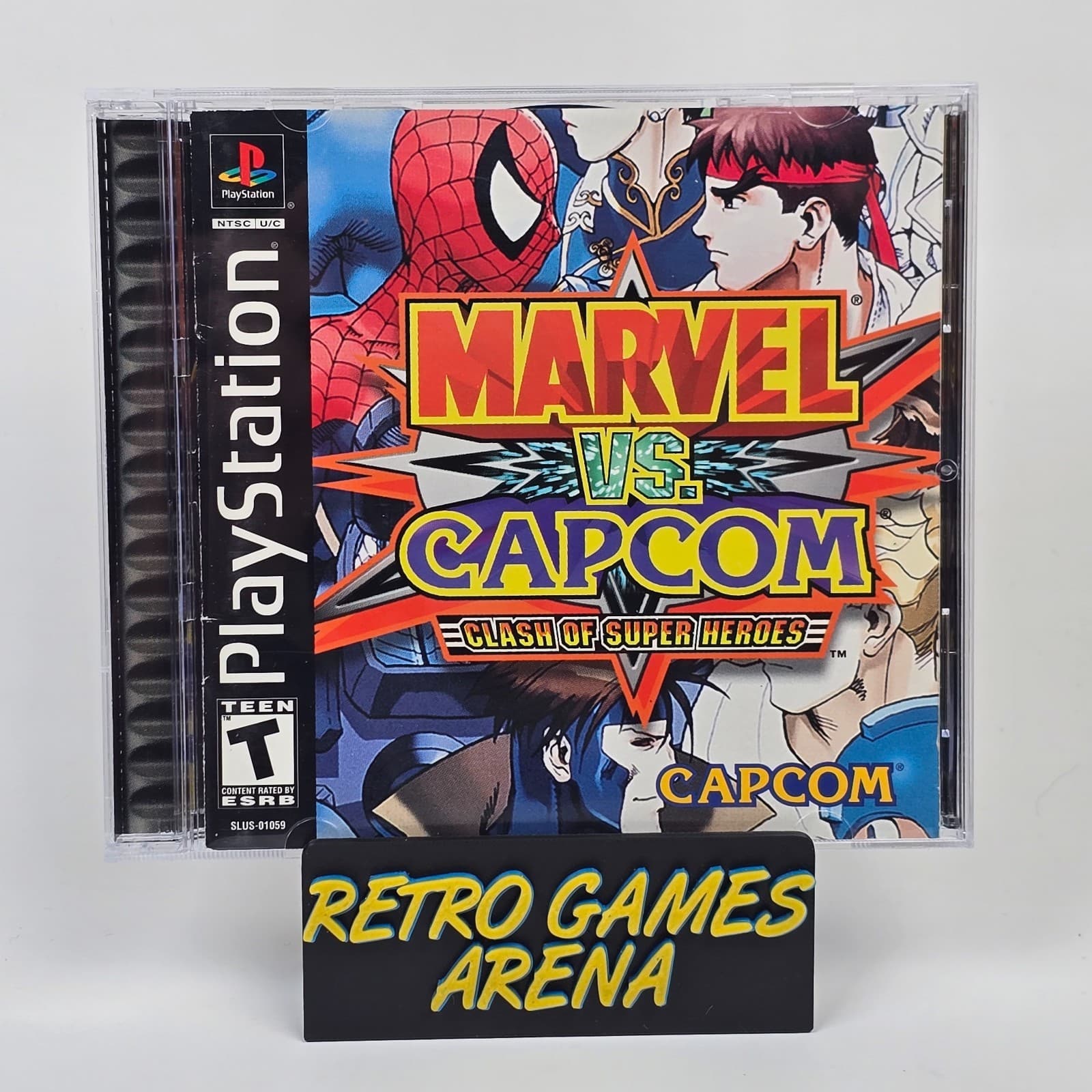 Marvel vs Capcom: Clash of Super Heroes (PlayStation 1 PS1) CIB COMPLETE