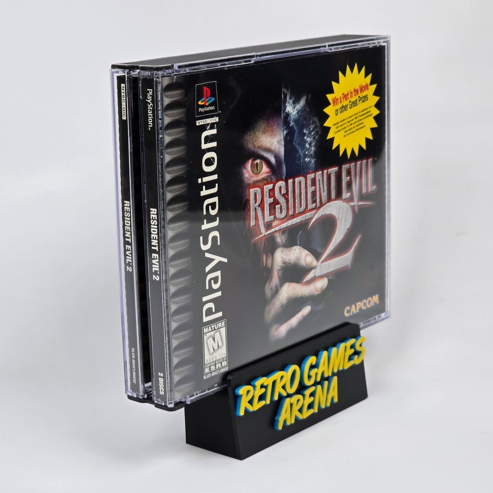 Resident Evil 2 (PlayStation 1 PS1) BL CIB (Small Front Art Rip - See Pics)