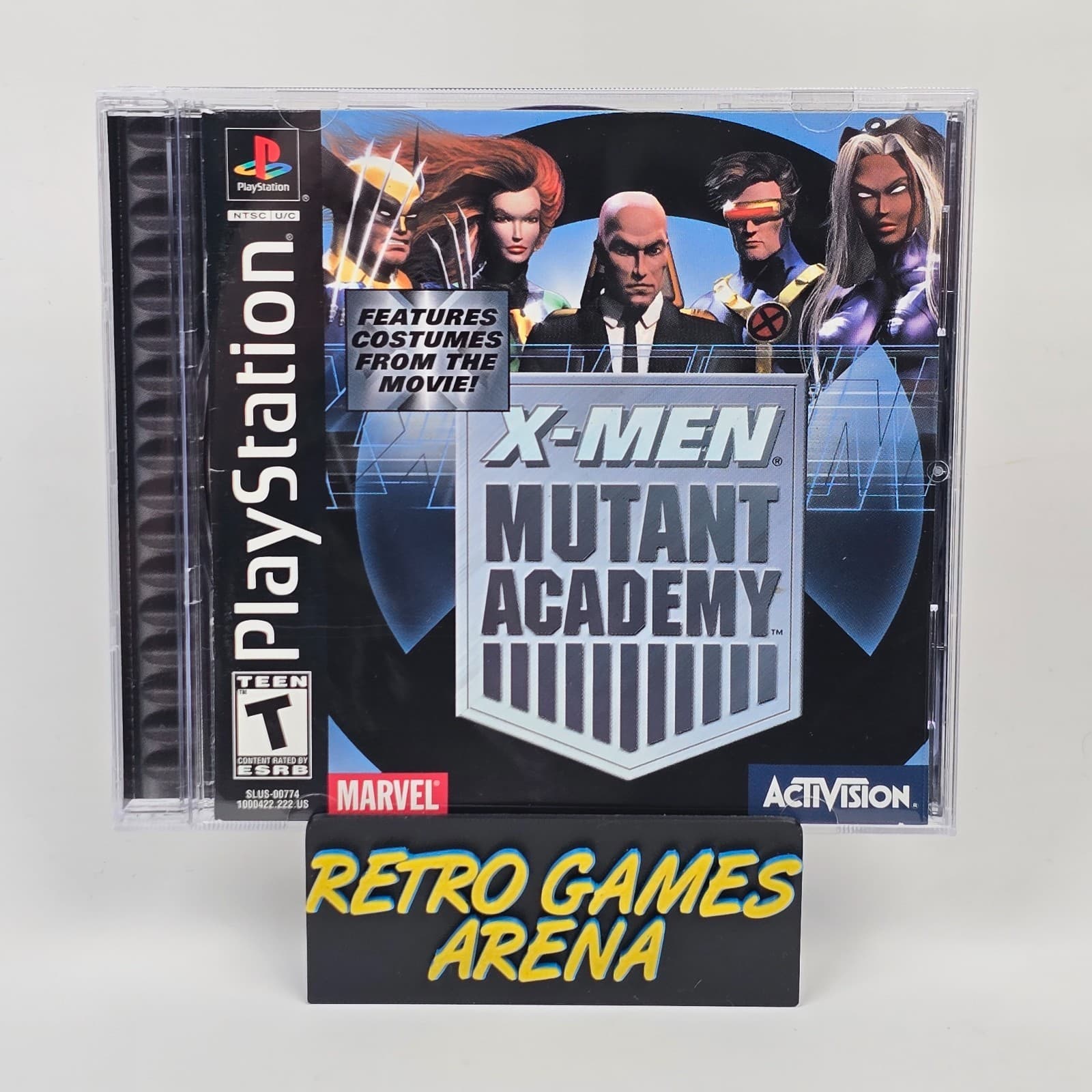 X-Men: Mutant Academy (PlayStation 1 PS1) Black Label CIB COMPLETE