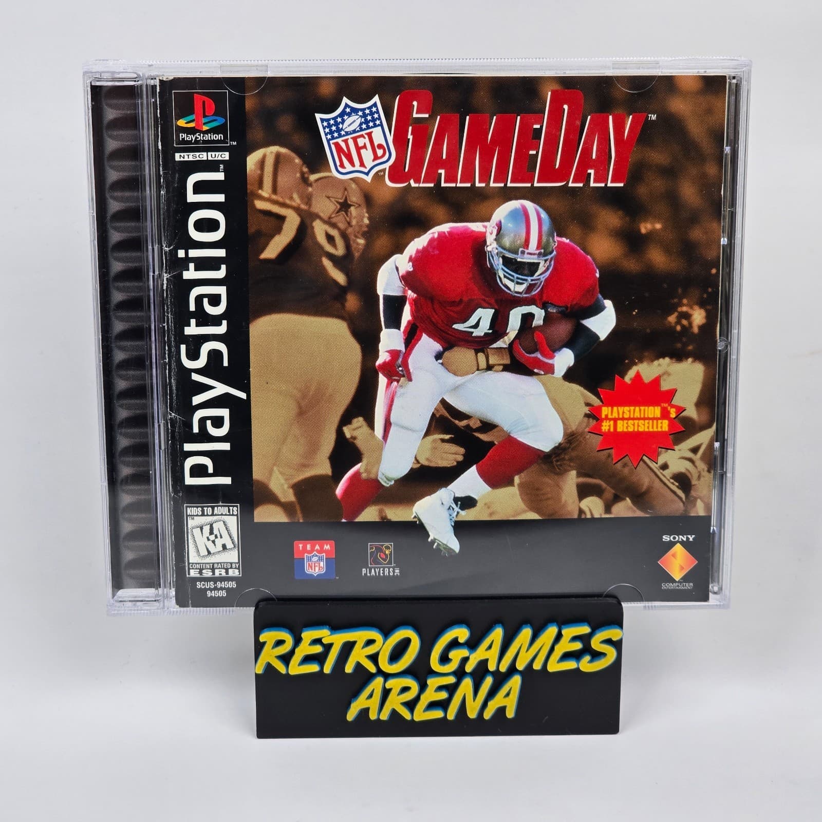 NFL GameDay (PlayStation 1 PS1) Black Label CIB COMPLETE