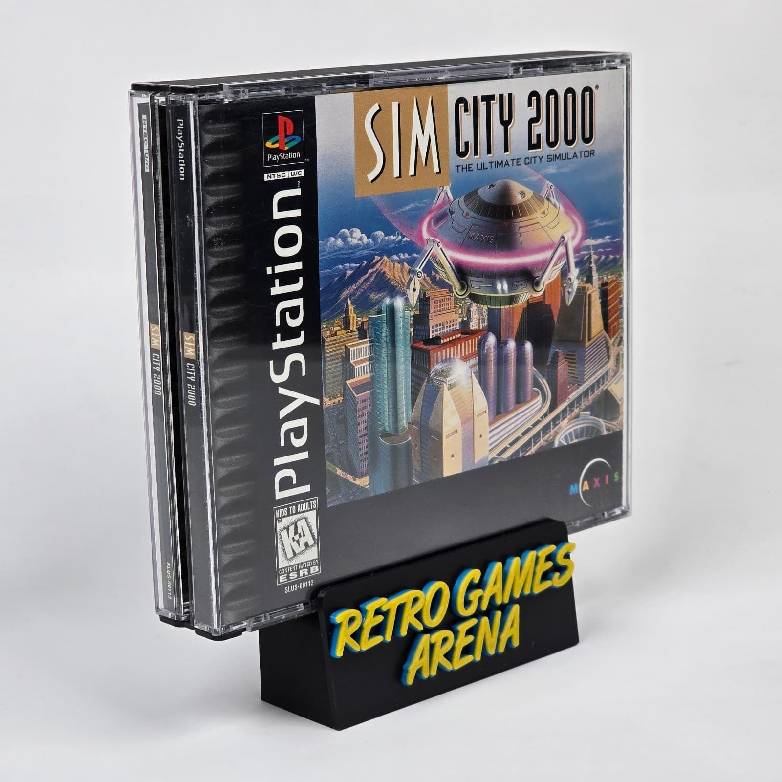 Sim City SimCity 2000 (PlayStation 1 PS1) Black Label CIB COMPLETE