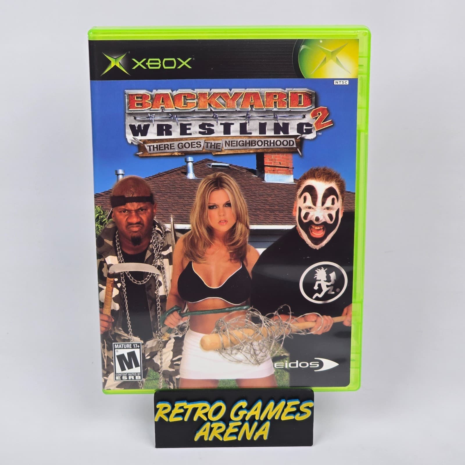 Backyard Wrestling 2: There Goes the Neighborhood (Original Xbox) Case & Disc