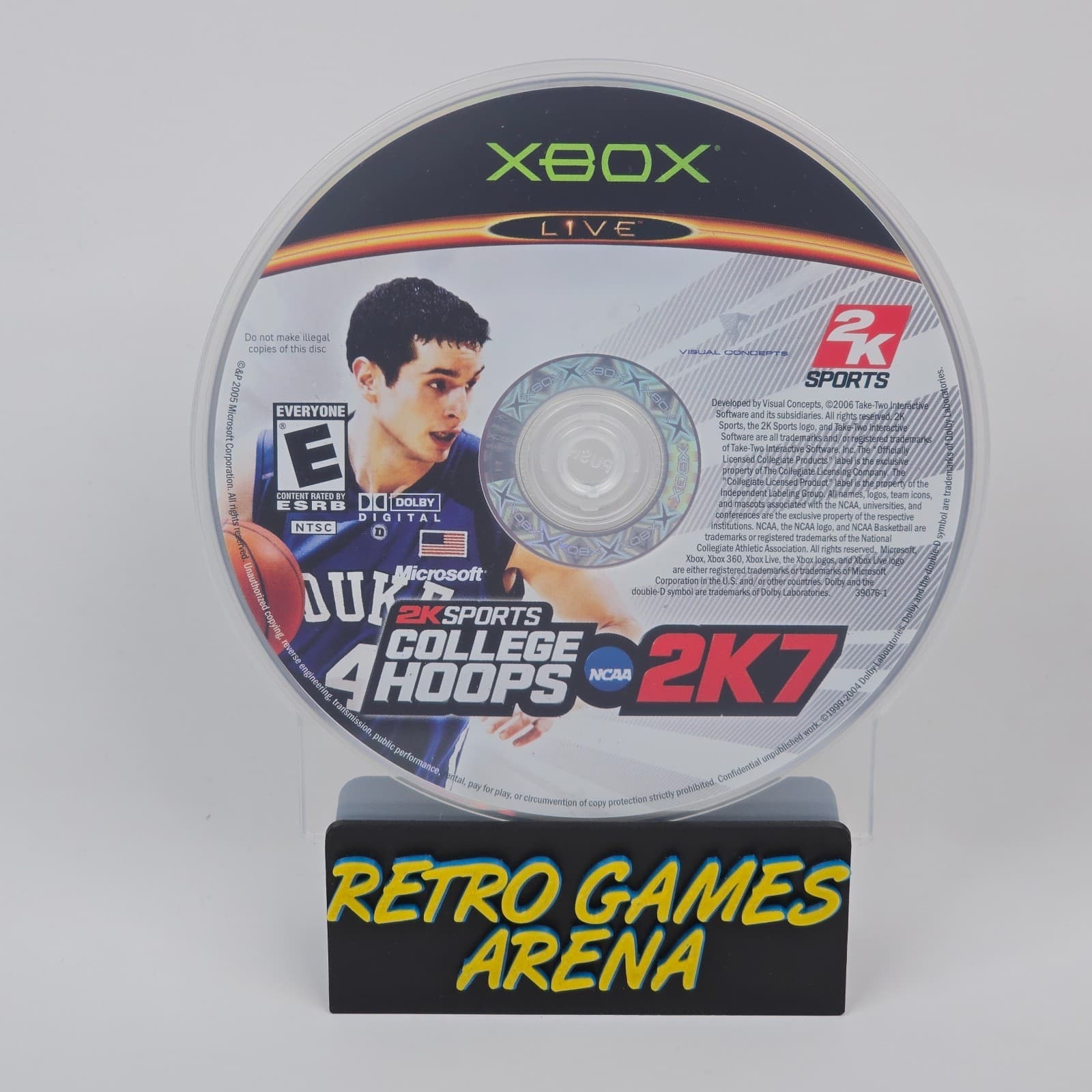 College Hoops 2K7 - NCAA (Original Xbox) Disc