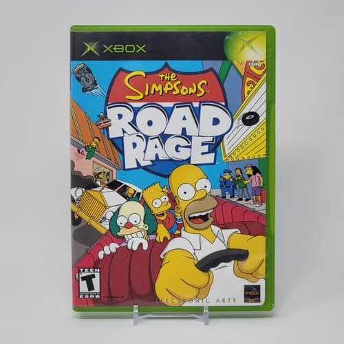The Simpsons Road Rage (Original Xbox) Black Label CIB COMPLETE & TESTED