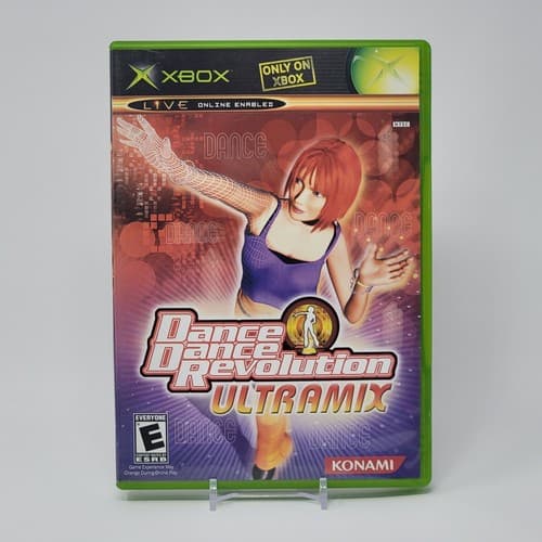Dance Dance Revolution Ultramix (Original Xbox) Black Label CIB COMPLETE -TESTED