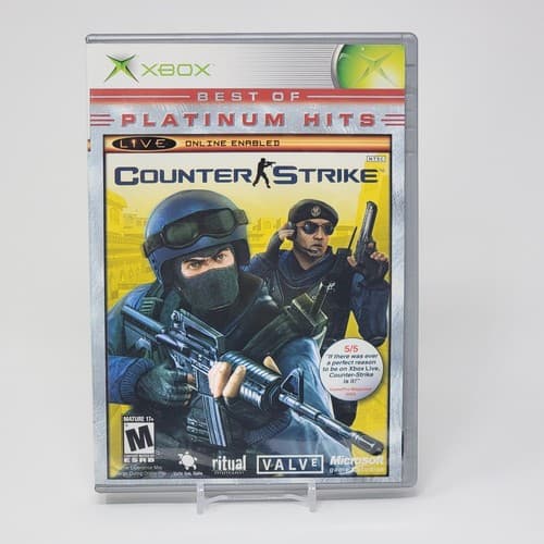 Counter-Strike (Original Xbox) Platinum Hits CIB COMPLETE & TESTED