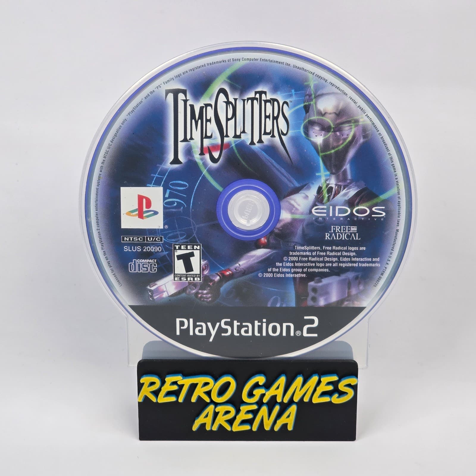 Time Splitters (PlayStation 2 PS2) Disc