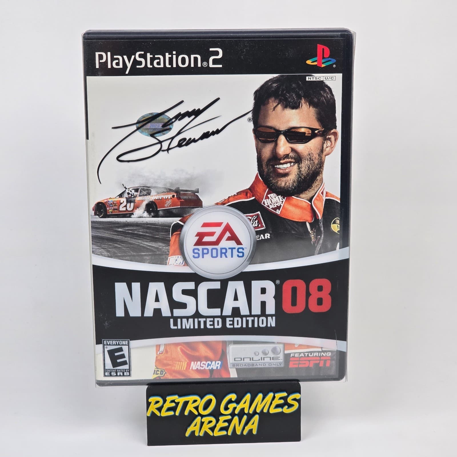 NASCAR 08 Limited Edition (PlayStation 2 PS2) Case, Slipcover & Disc