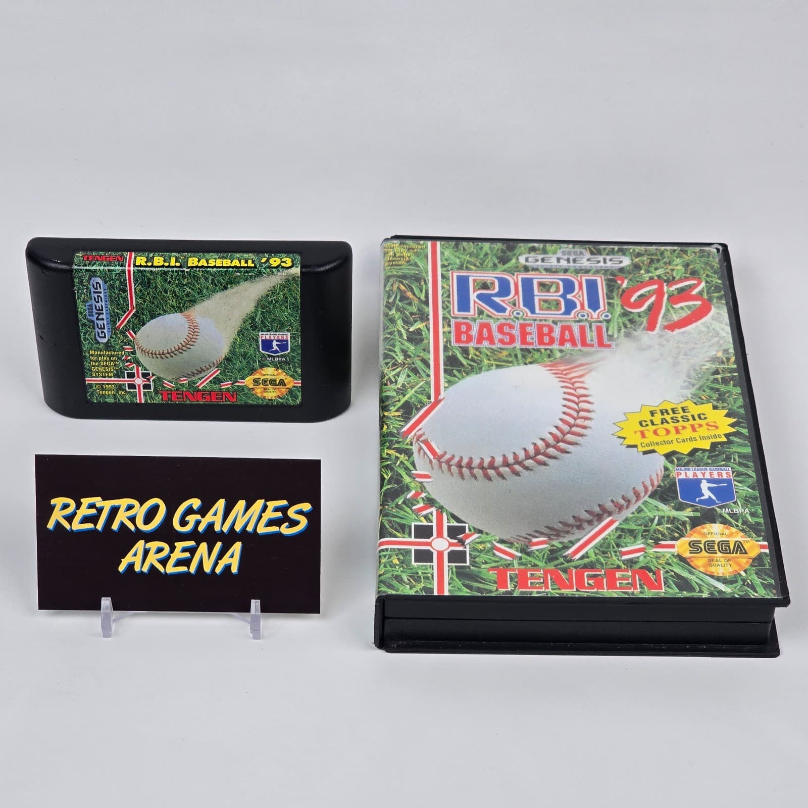 R.B.I. RBI Baseball 93 (Sega Genesis) Case & Cartridge TESTED