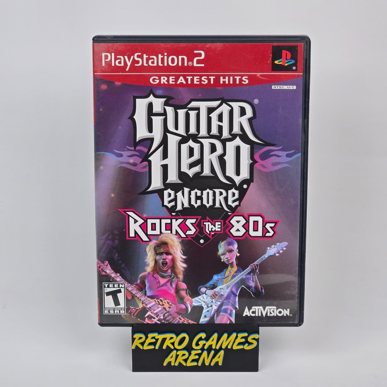 Guitar Hero Encore: Rocks the 80s (PlayStation 2 PS2) Greatest Hits CIB COMPLETE