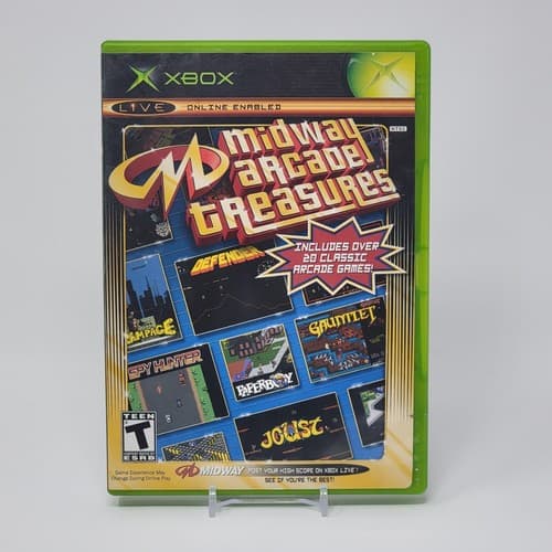 Midway Arcade Treasures (Original Xbox) CIB COMPLETE & TESTED
