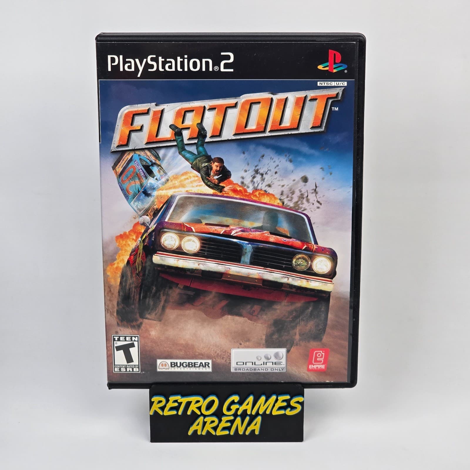 FlatOut Flat Out (PlayStation 2 PS2) CIB COMPLETE