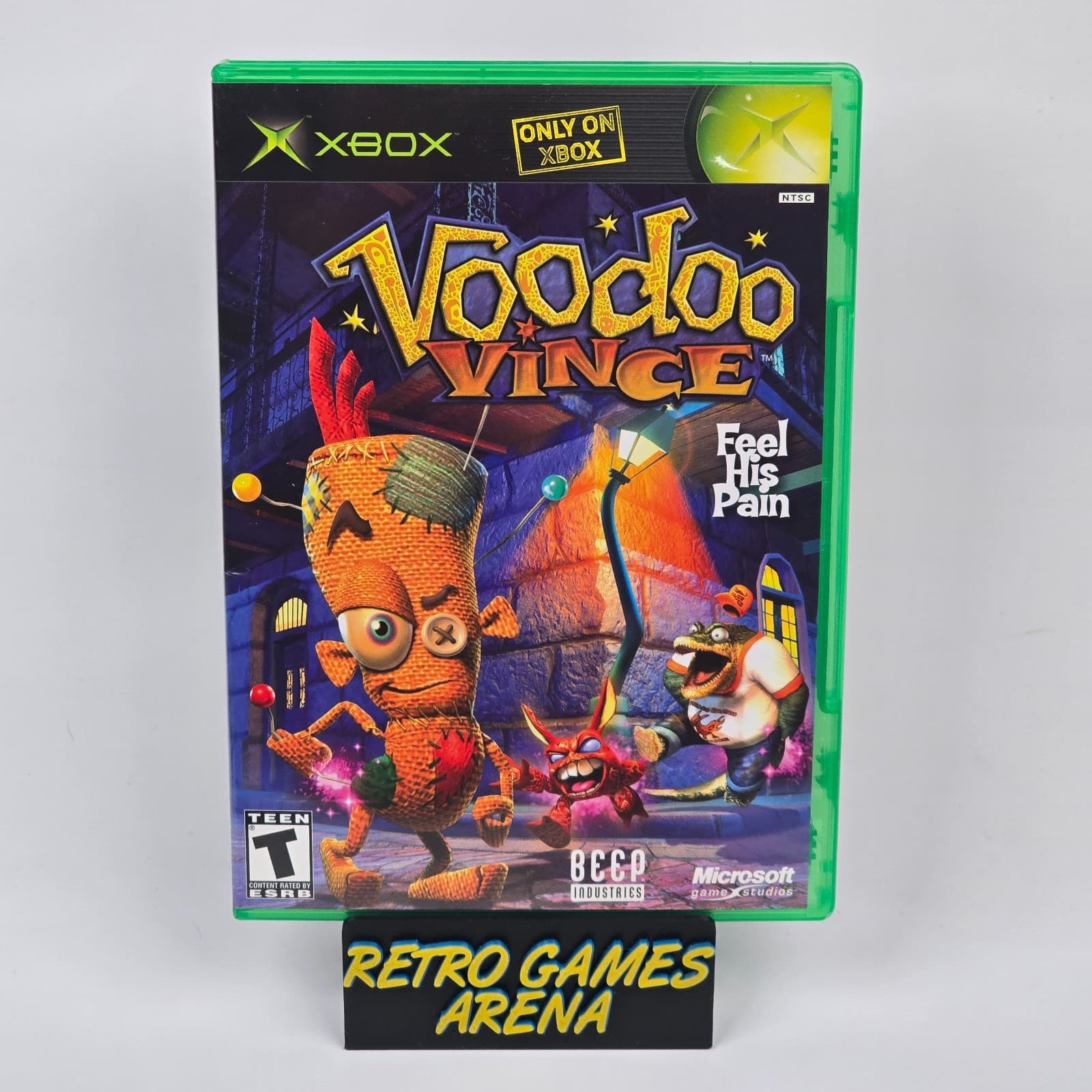 Voodoo Vince (Original Xbox) Case & Disc