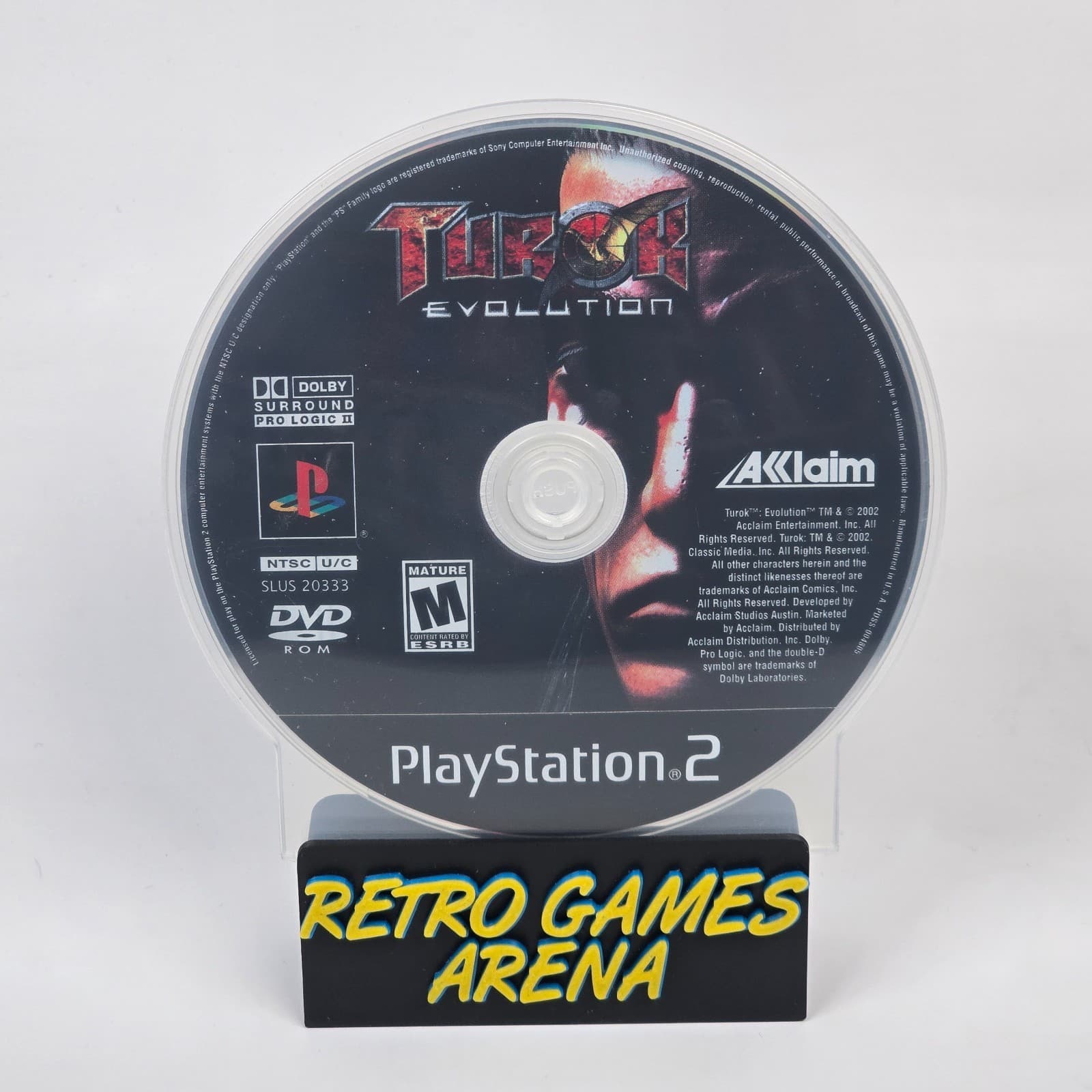 Turok: Evolution (PlayStation 2 PS2) Disc