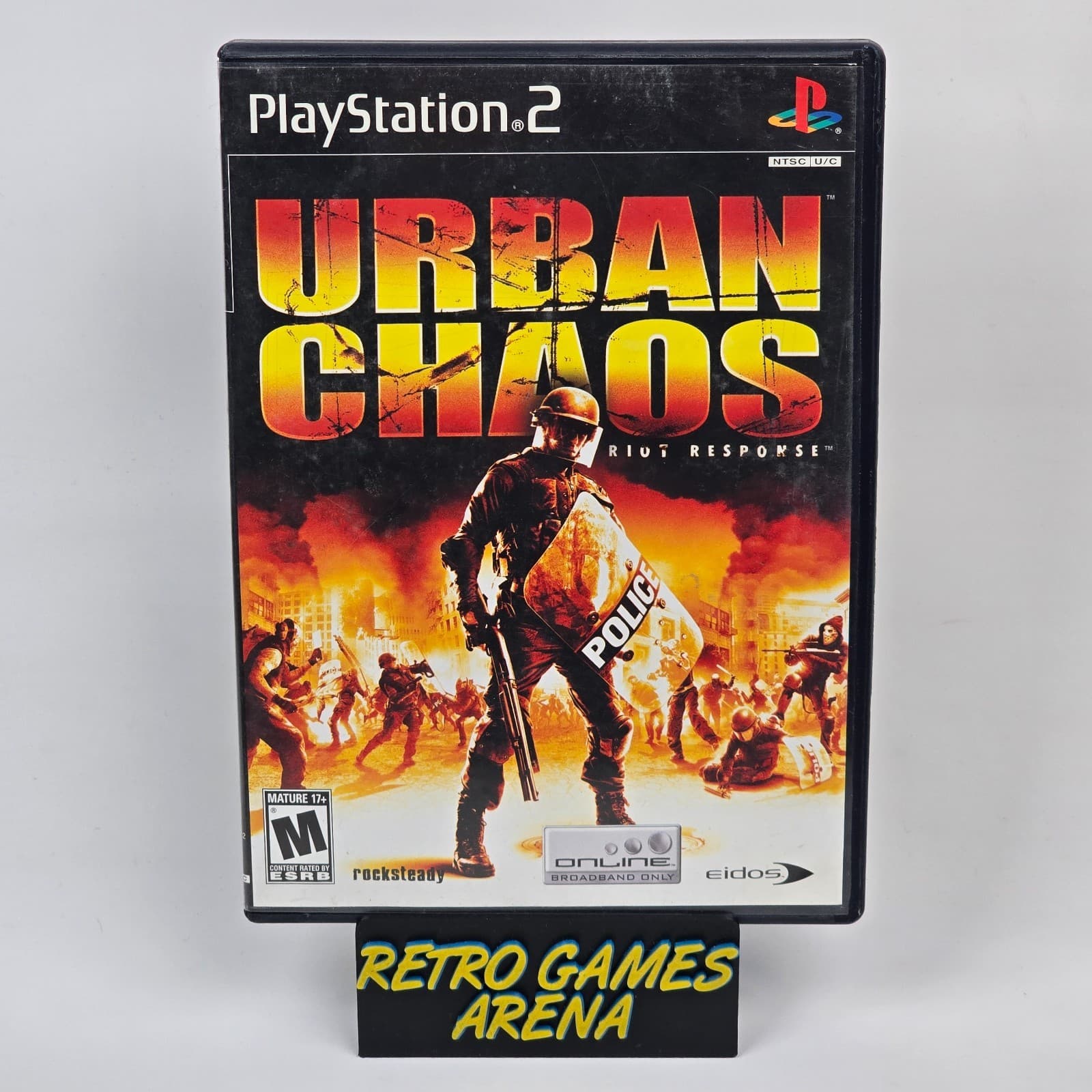 Urban Chaos: Riot Response (PlayStation 2 PS2) Case & Disc