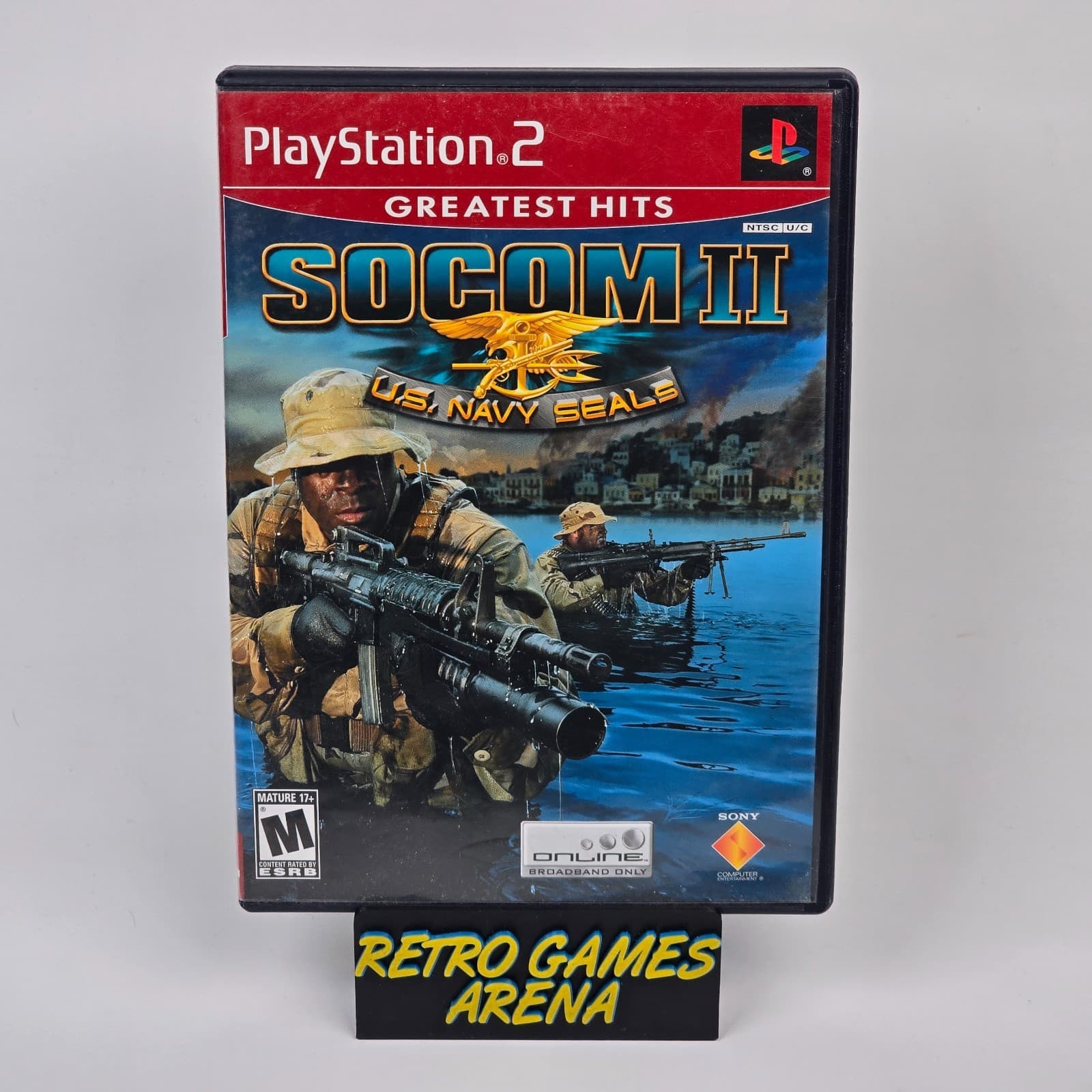 SOCOM II 2: U.S. Navy SEALs (PlayStation 2 PS2) Greatest Hits CIB COMPLETE