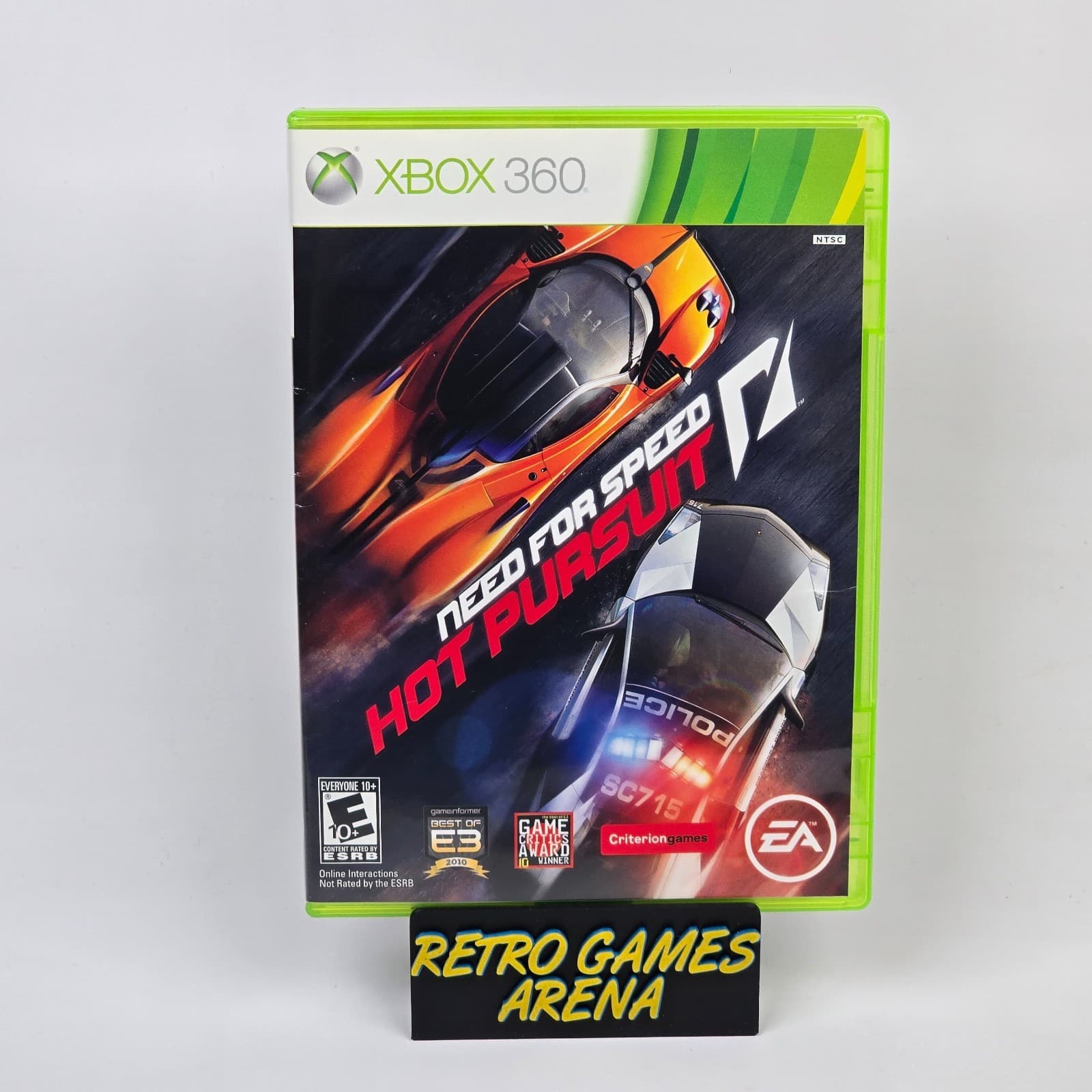 Need for Speed: Hot Pursuit (Xbox 360) Case & Disc