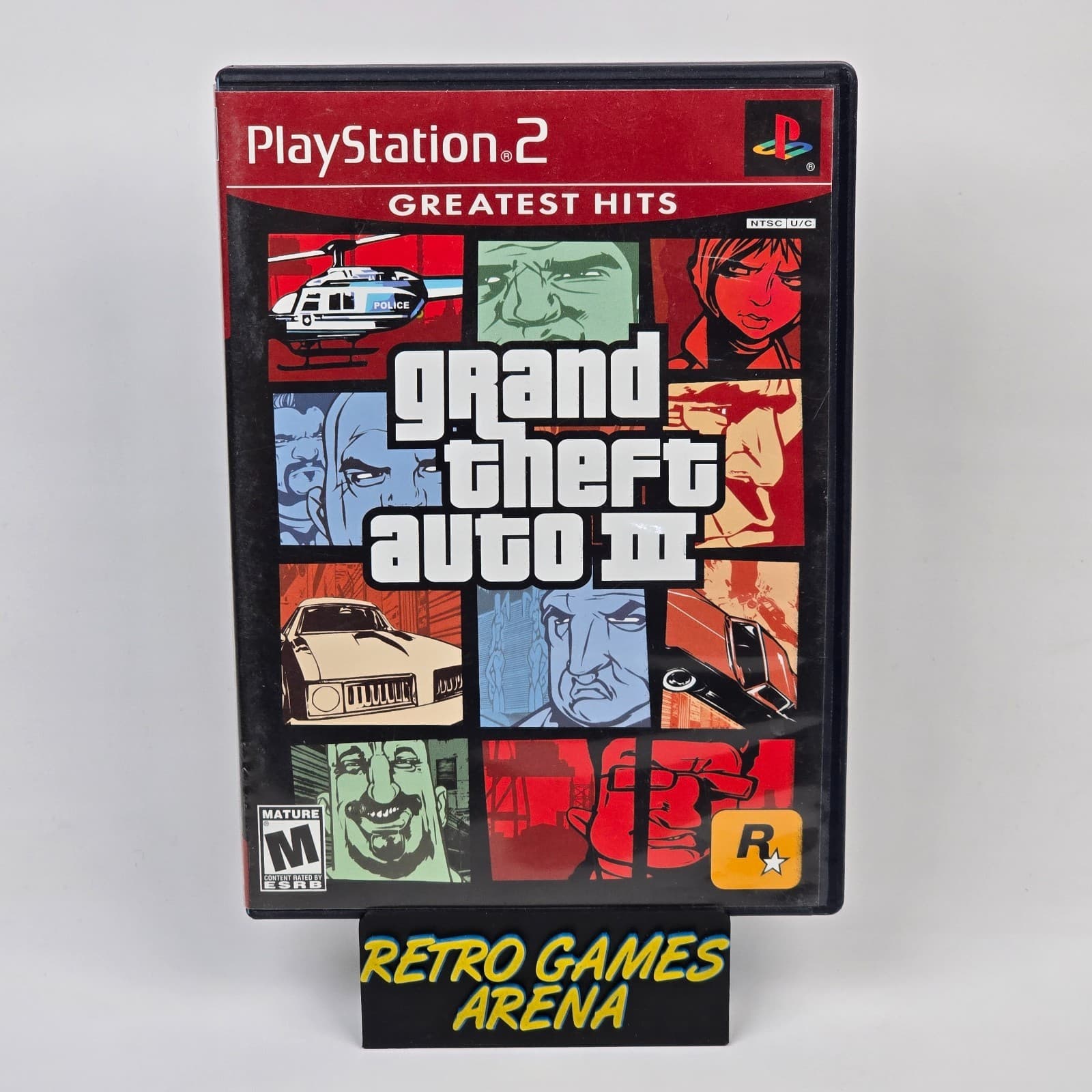Grand Theft Auto III GTA 3 (PlayStation 2 PS2) Greatest Hits Case & Disc