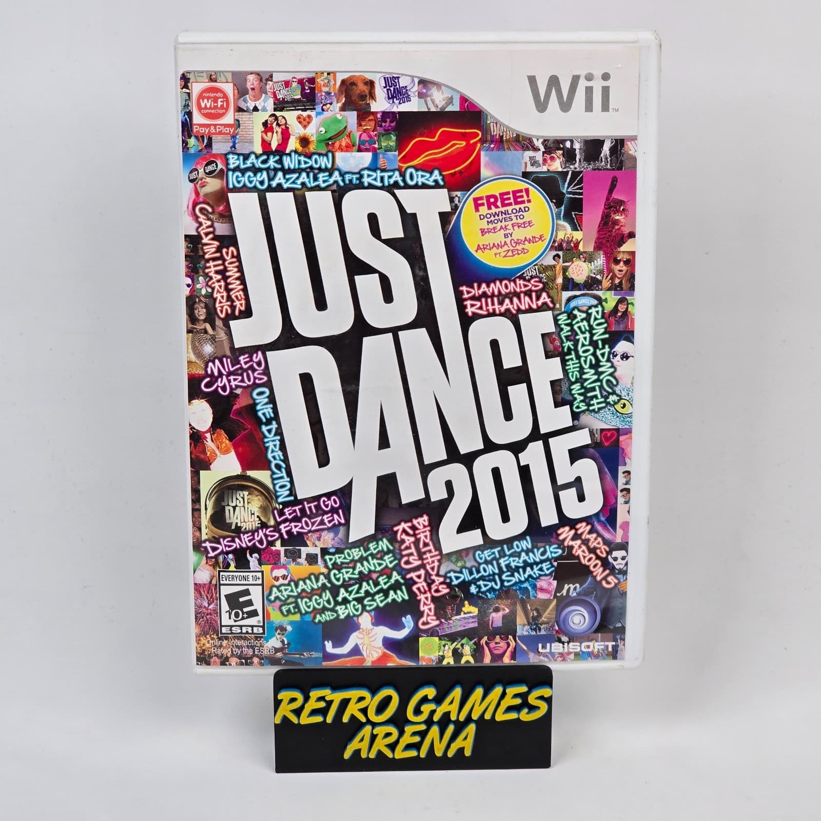 Just Dance 2015 (Nintendo Wii) Case & Disc