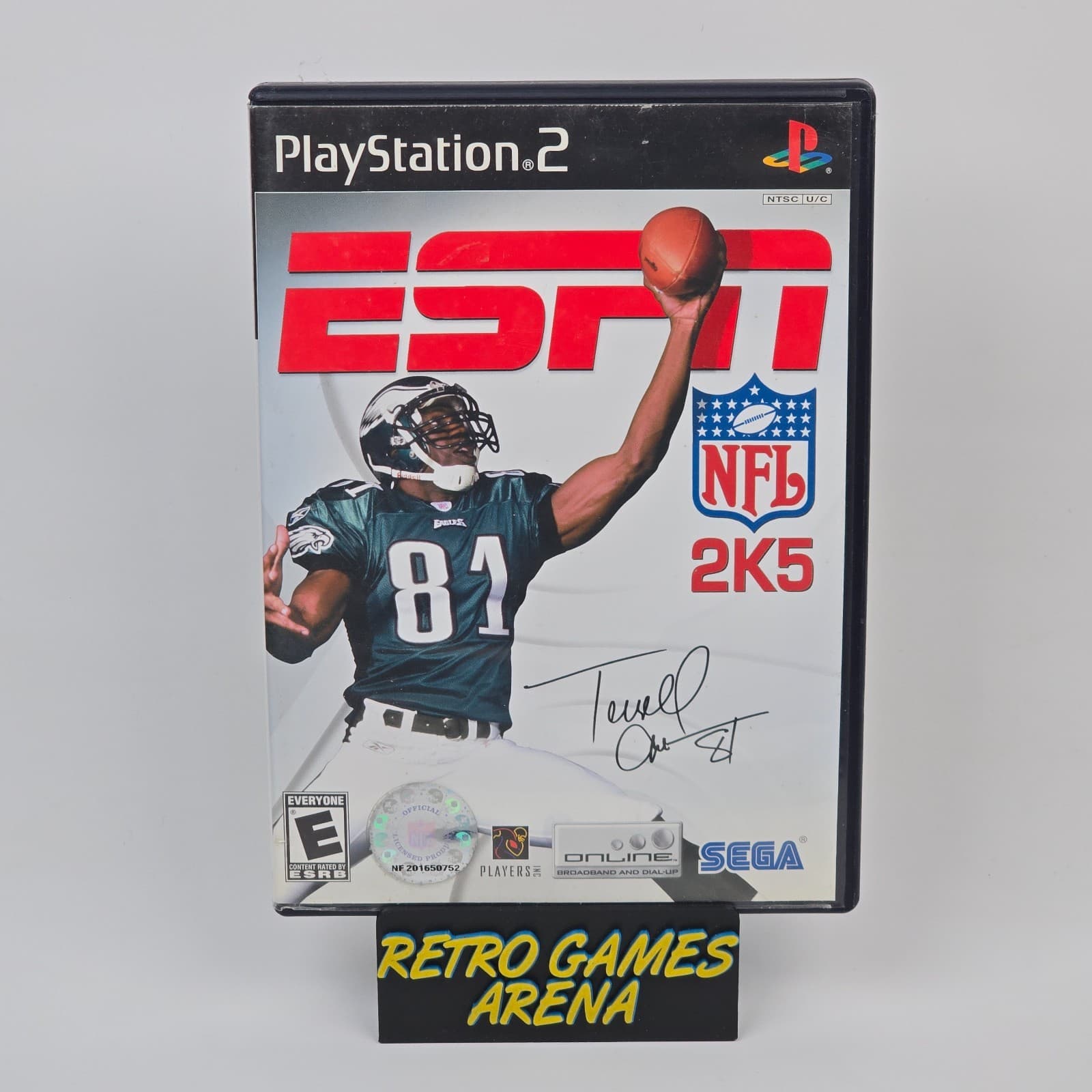 ESPN NFL 2K5 (PlayStation 2 PS2) Case & Disc