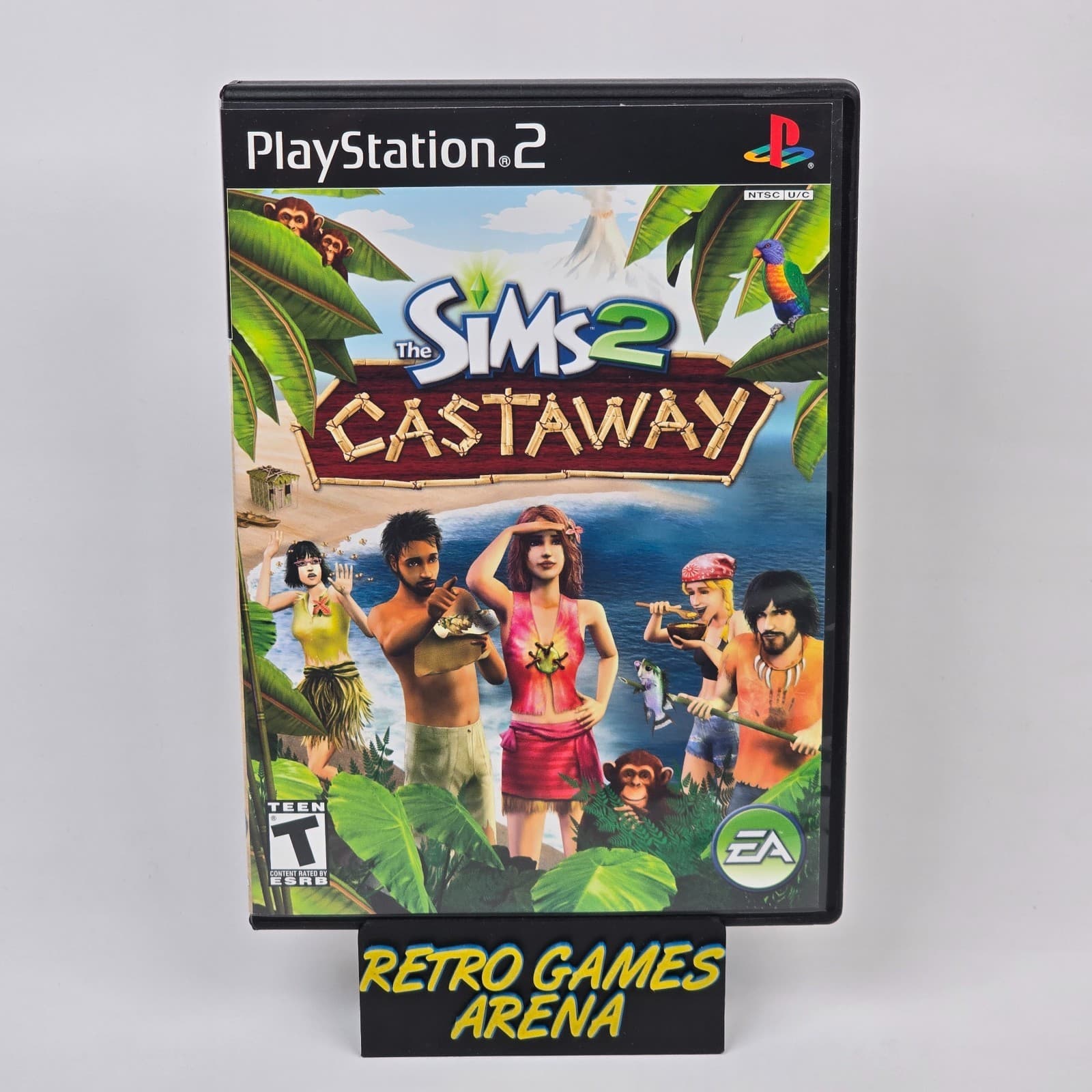 The Sims 2: Castaway (PlayStation 2 PS2) Case & Disc