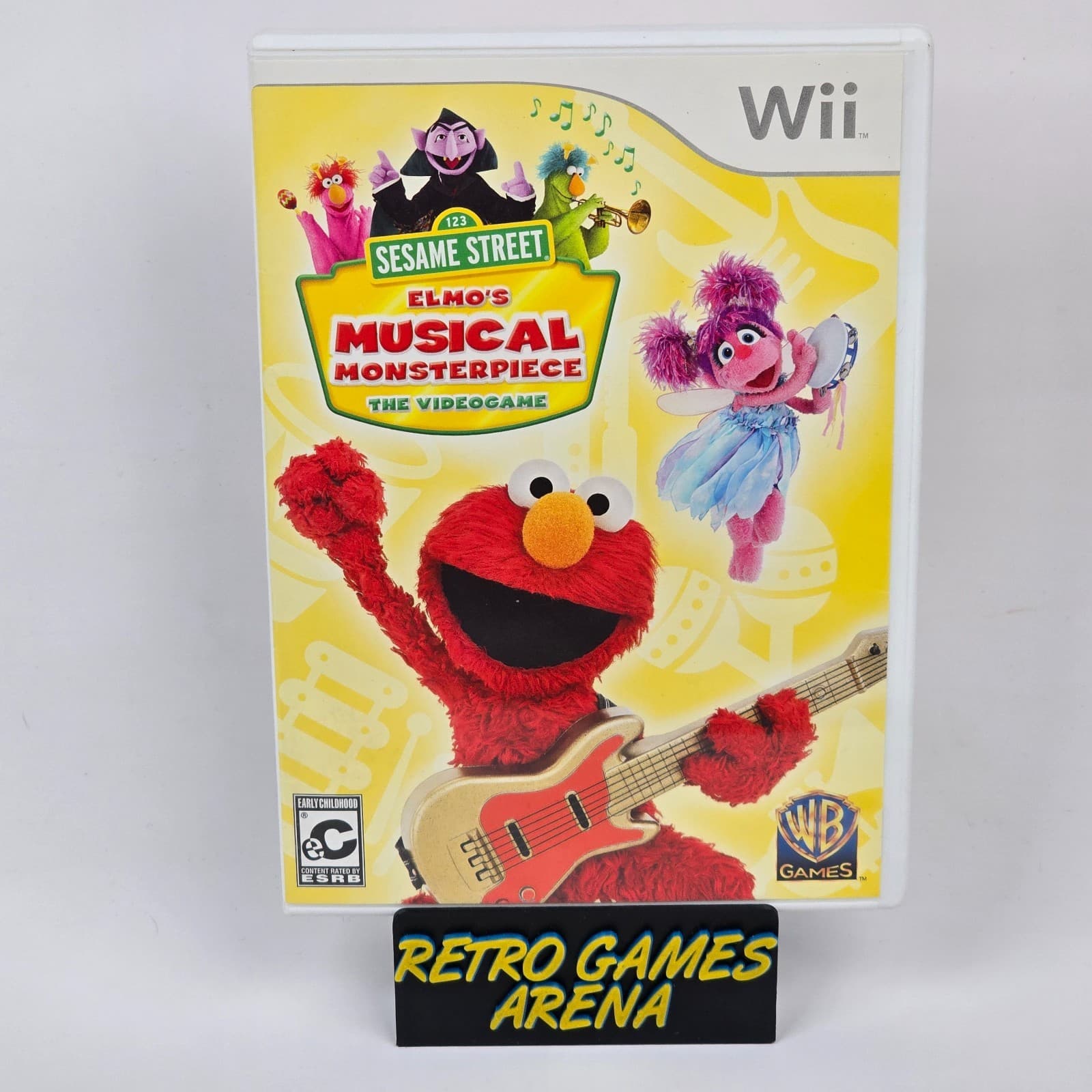 Sesame Street: Elmo's Musical Monsterpiece (Nintendo Wii) Case & Disc