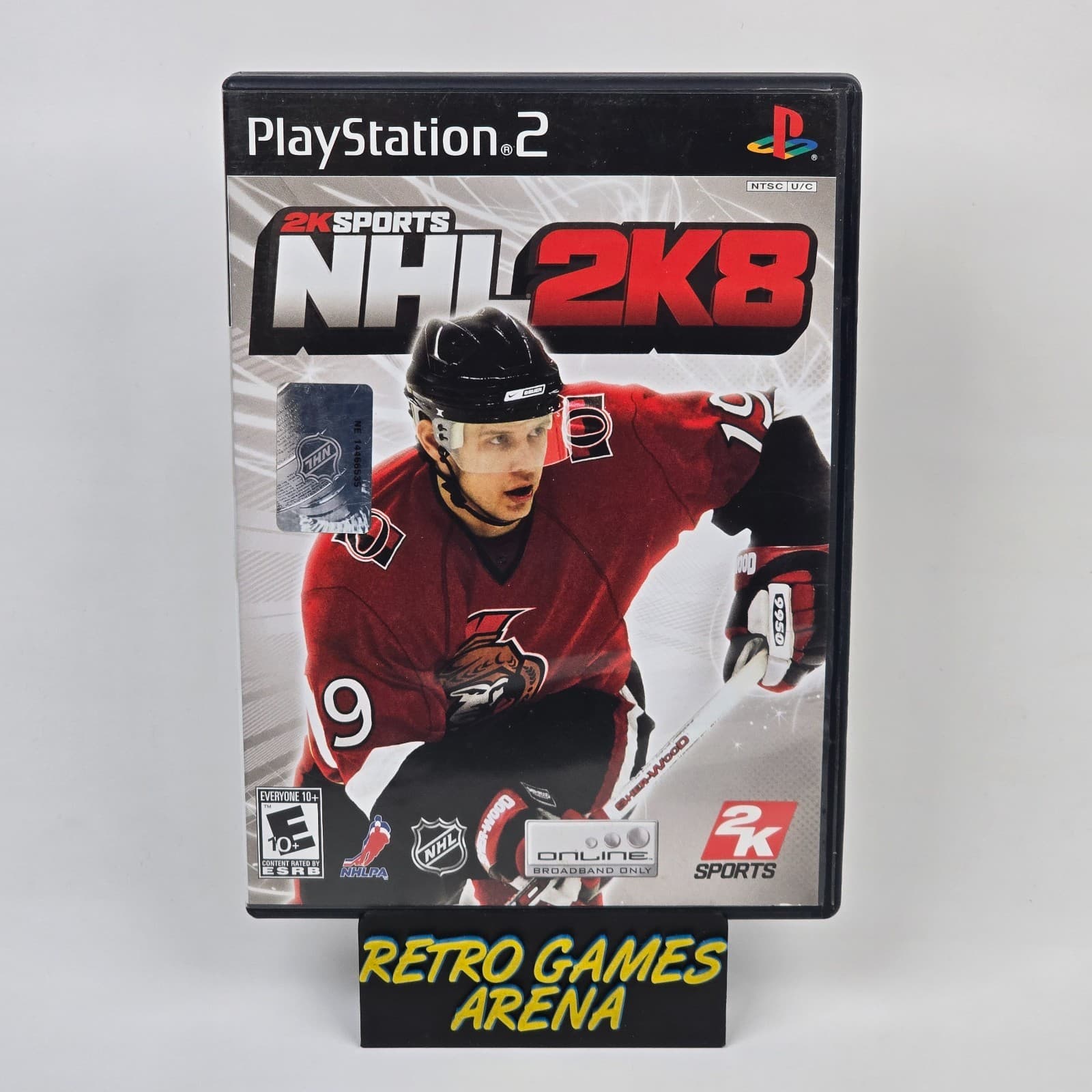 NHL 2K8 (PlayStation 2 PS2) Case & Disc