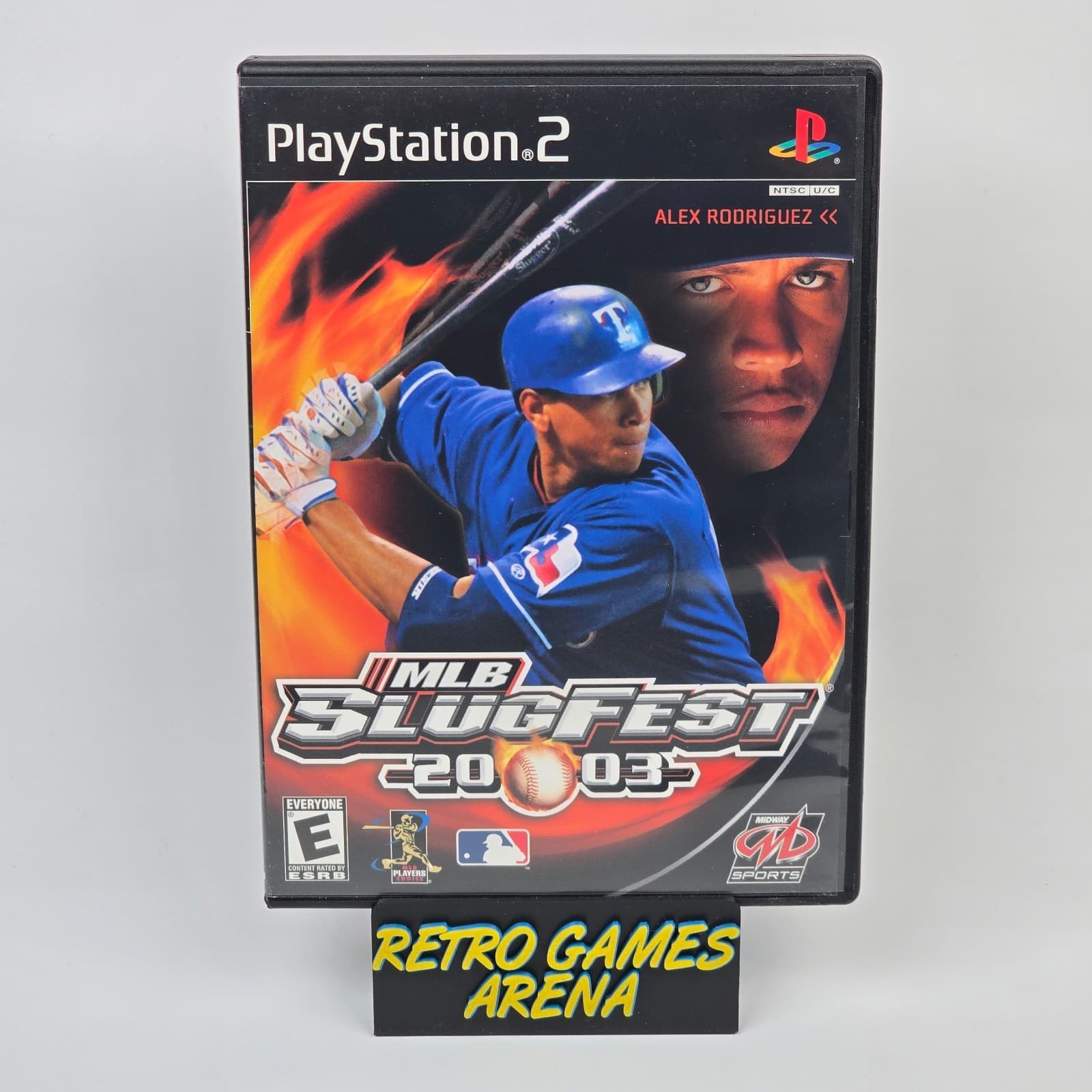 MLB SlugFest 2003 (PlayStation 2 PS2) Case & Disc