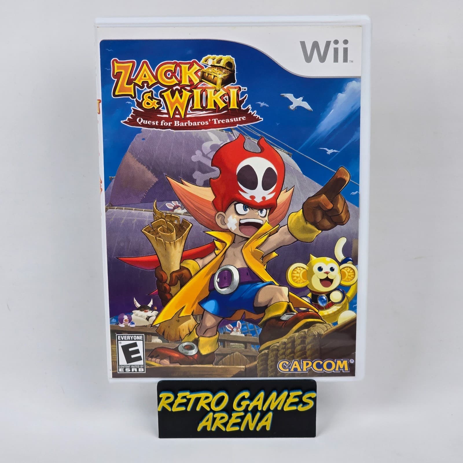 Zack & Wiki: Quest for Barbaro's Treasure (Nintendo Wii) Case & Disc