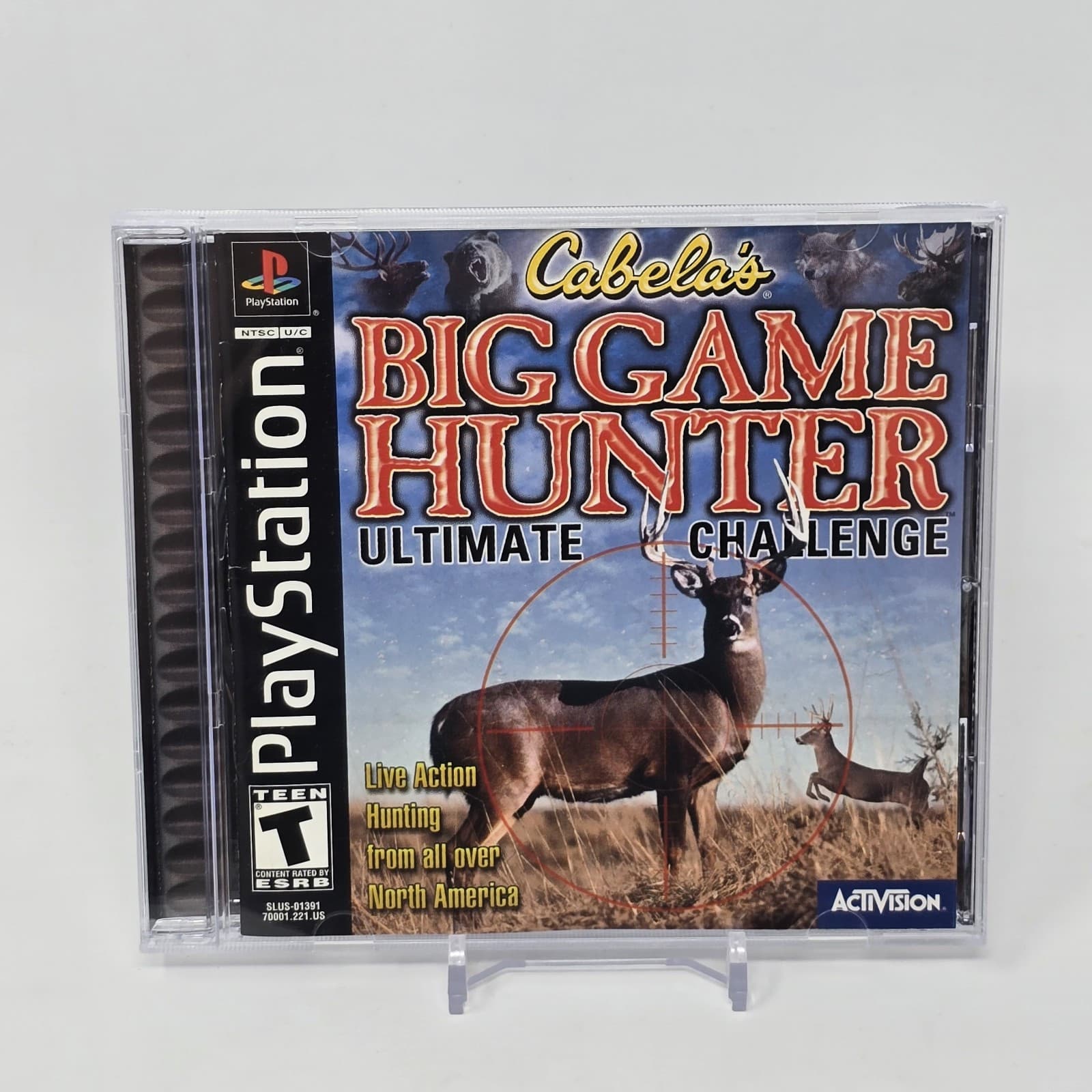 Cabela's Big Game Hunter (PlayStation 1 PS1) CIB COMPLETE & TESTED