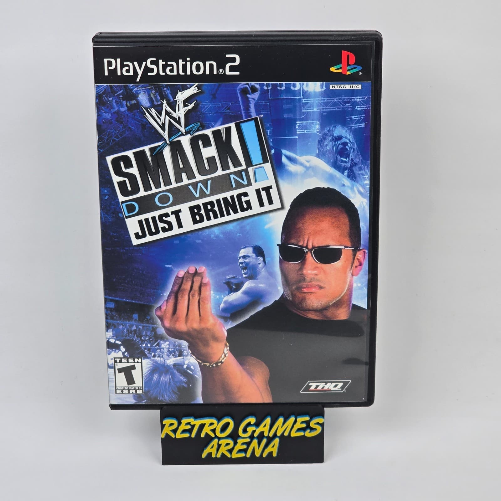 WWF Smackdown: Just Bring It (PlayStation 2 PS2) Blk Lbl CIB COMPLETE