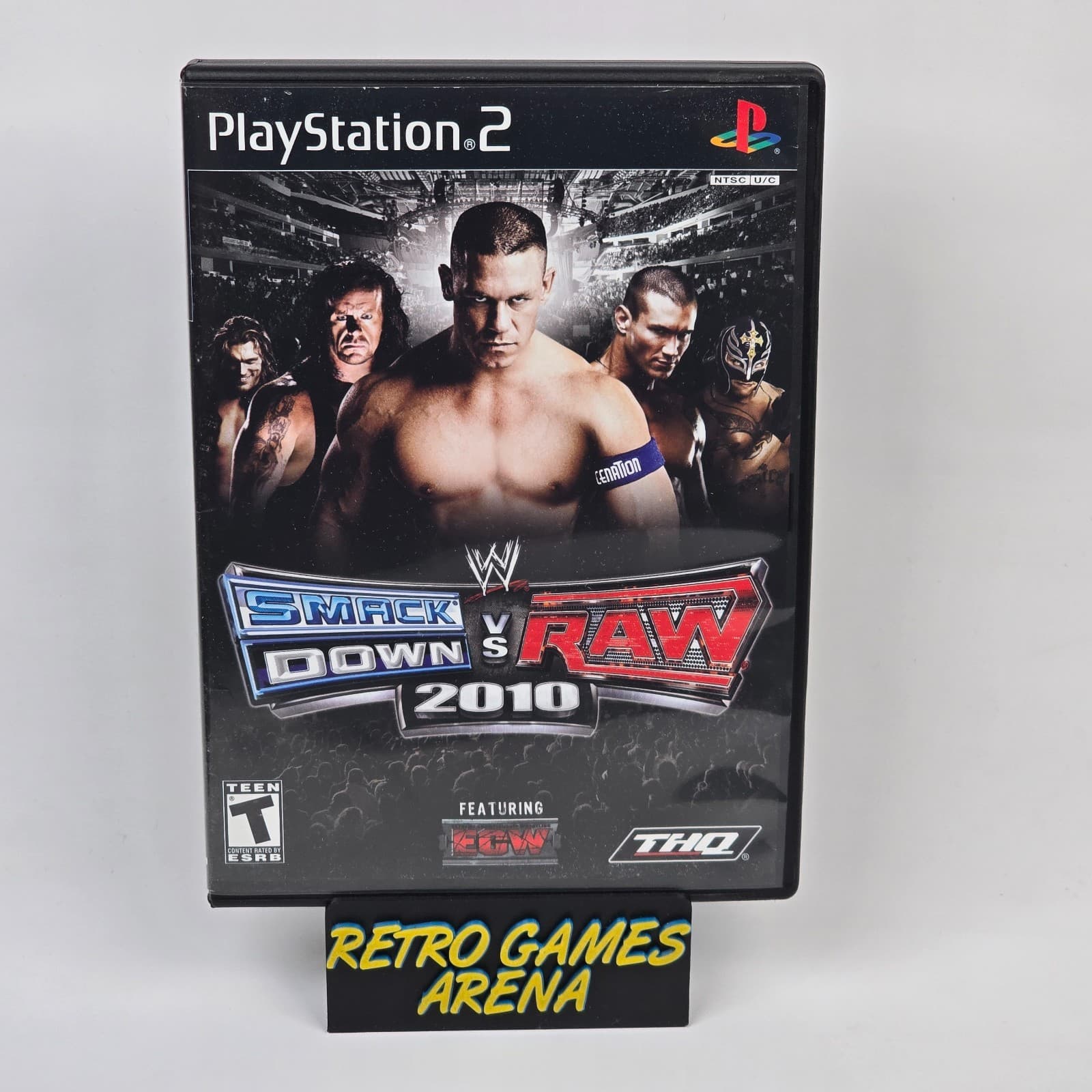 WWE Smackdown vs Raw 2010 Featuring ECW (PlayStation 2 PS2) Blk Lbl CIB COMPLETE