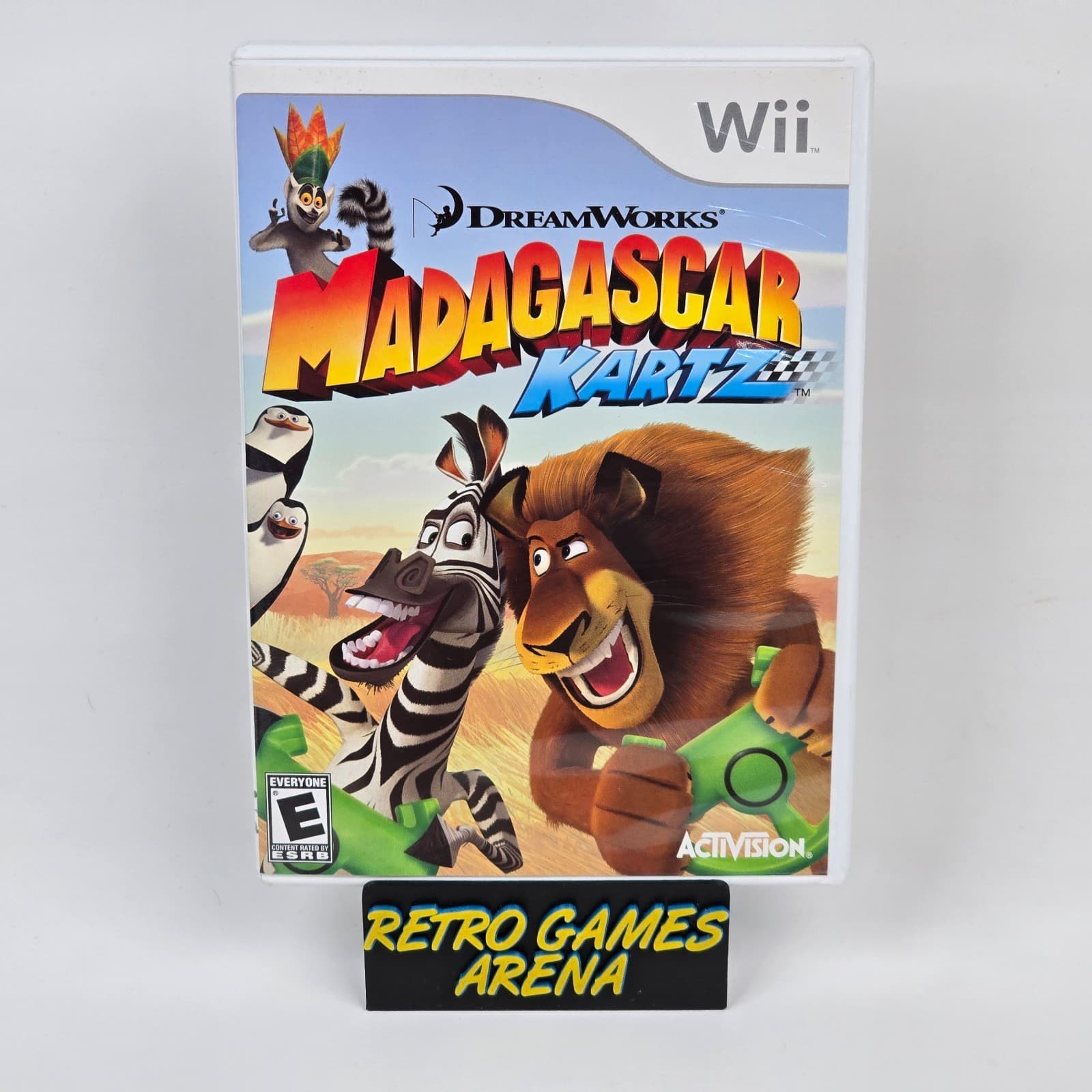 Madagascar Kartz (Nintendo Wii) Case & Disc