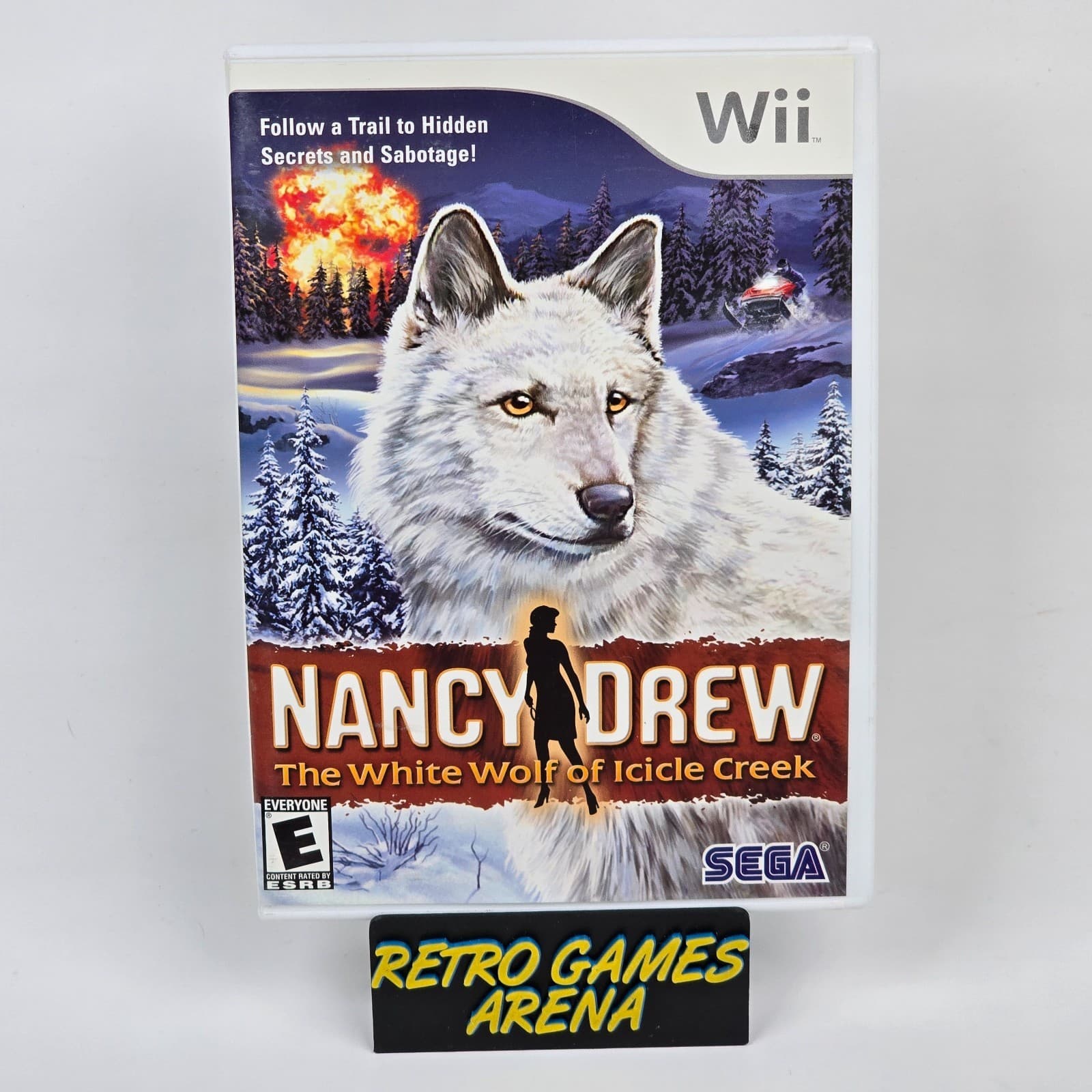 Nancy Drew: The White Wolf of Icicle Creek (Nintendo Wii) Case & Disc