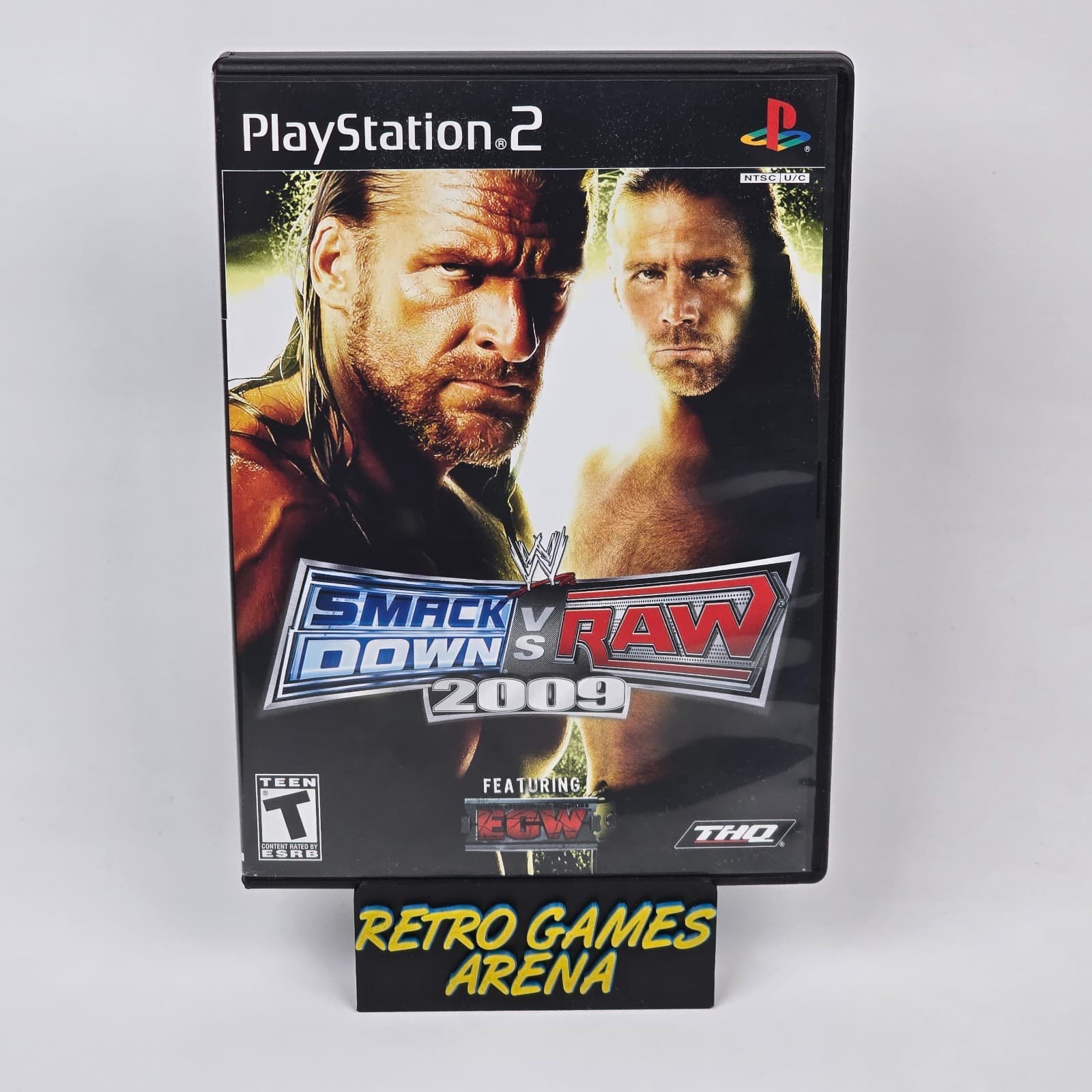 WWE Smackdown vs Raw 2009 Featuring ECW (PlayStation 2 PS2) CIB COMPLETE