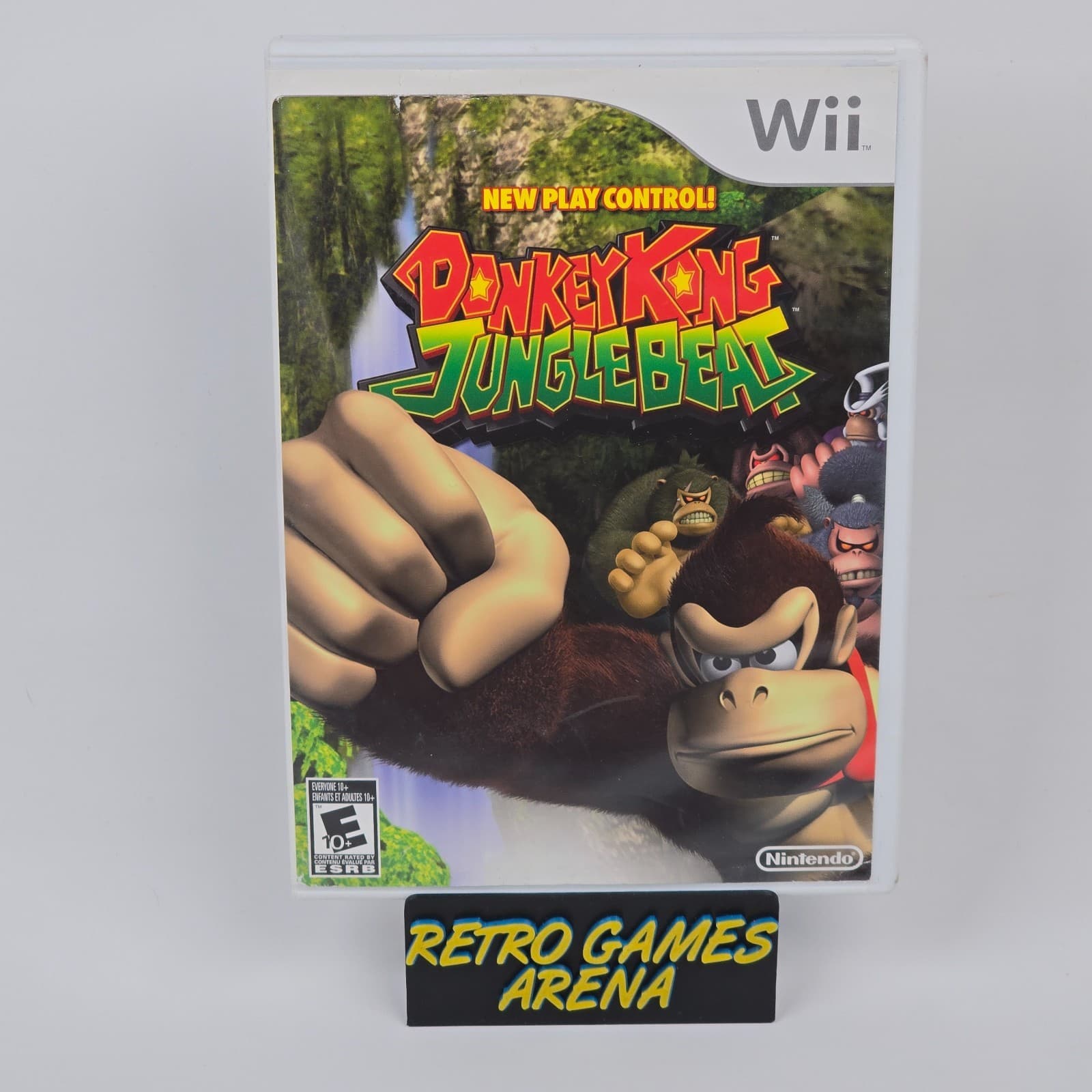 Donkey Kong: Jungle Beat - New Play Control! (Nintendo Wii) CIB COMPLETE