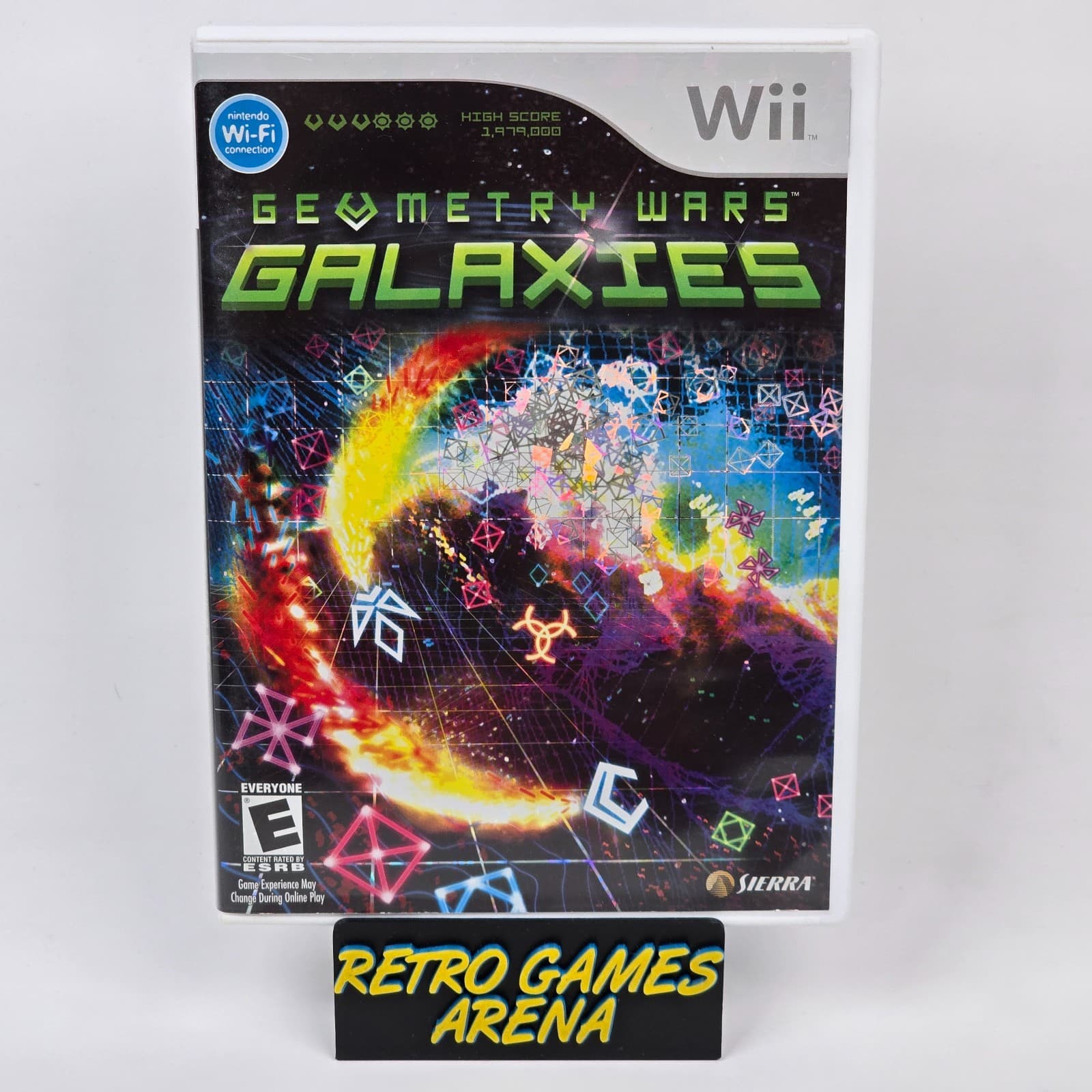 Geometry Wars: Galaxies (Nintendo Wii) CIB COMPLETE