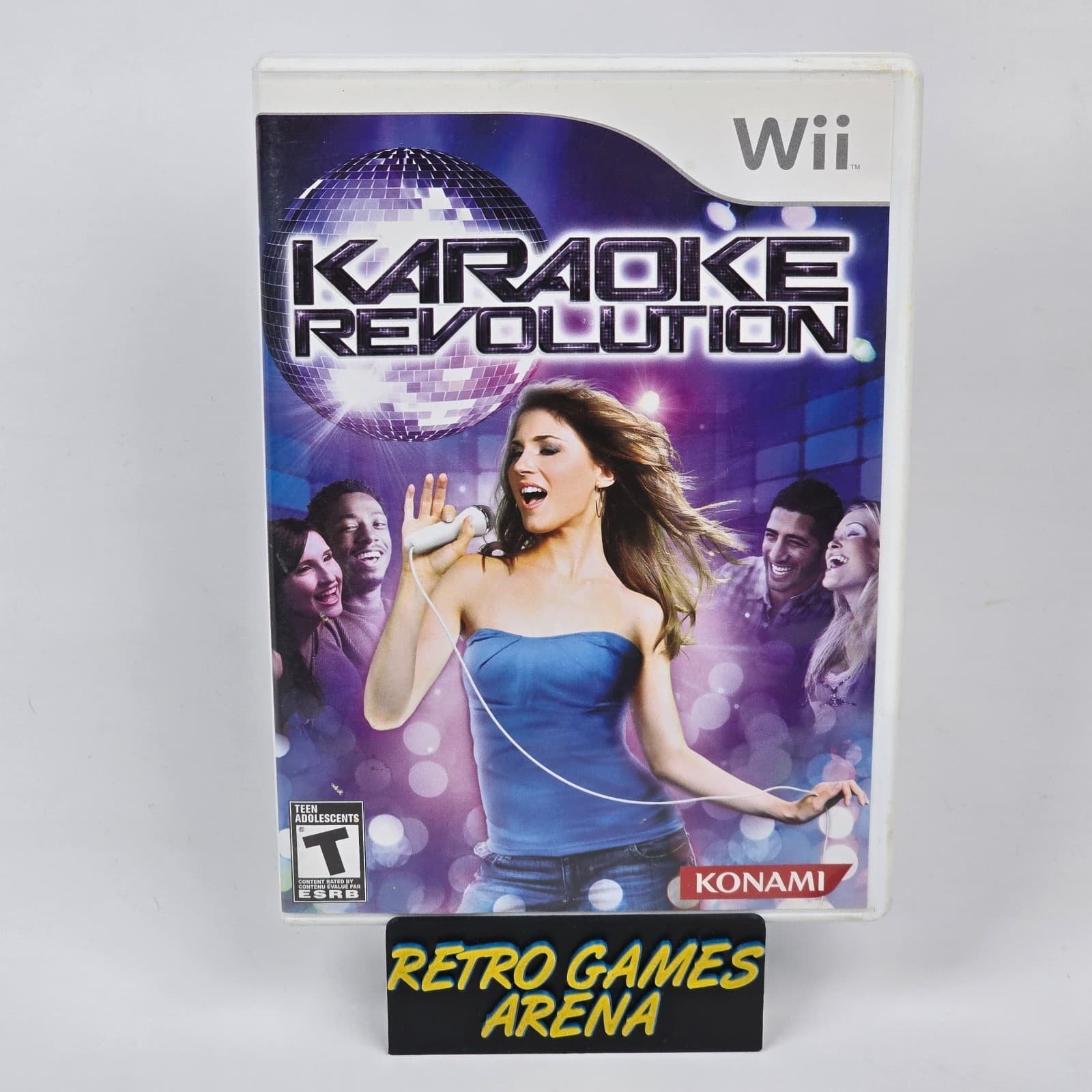 Karaoke Revolution (Nintendo Wii) CIB COMPLETE