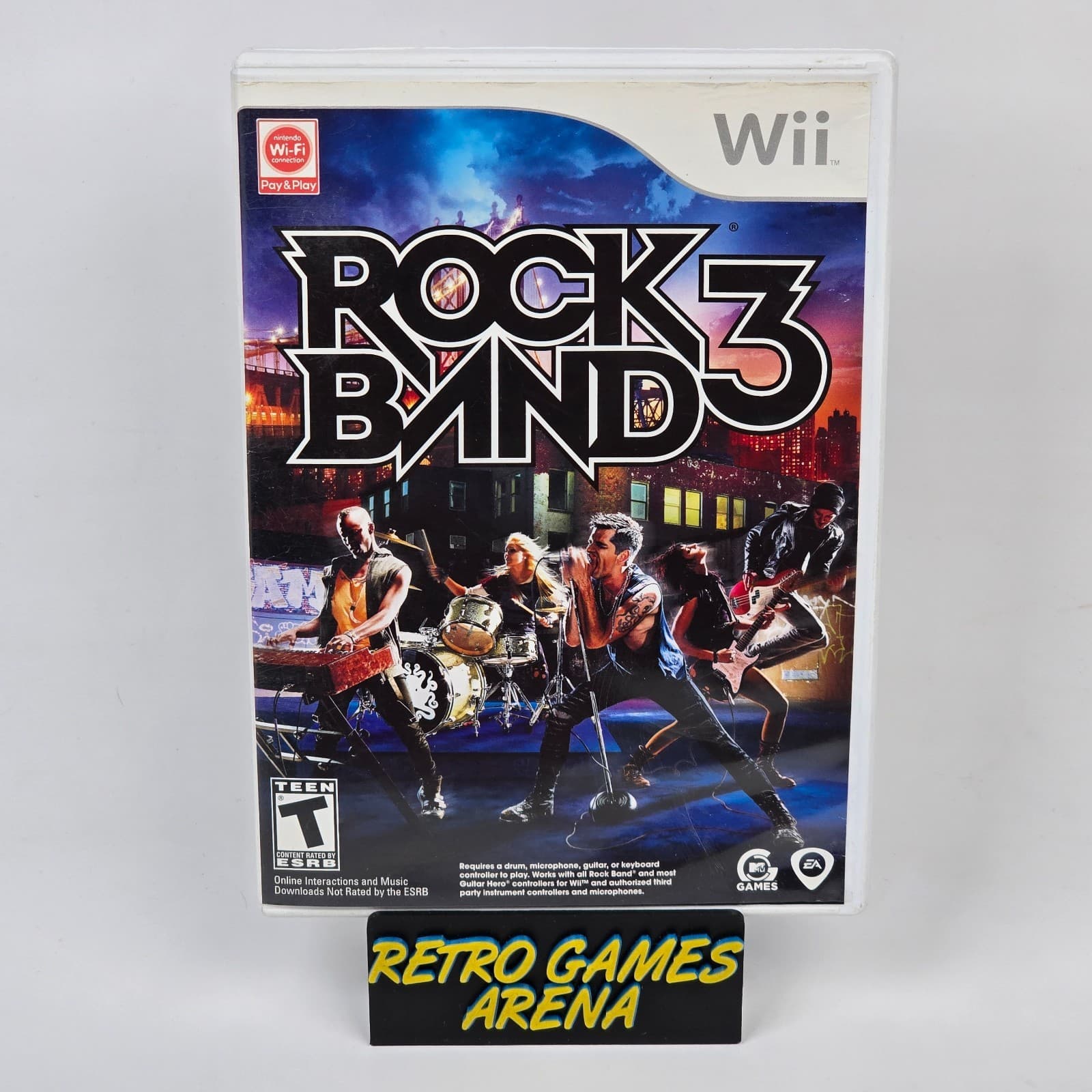 Rock Band 3 (Nintendo Wii) CIB COMPLETE