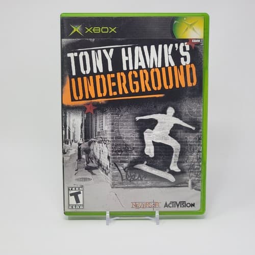 Tony Hawk's Underground (Original Xbox) Black Label CIB COMPLETE & TESTED