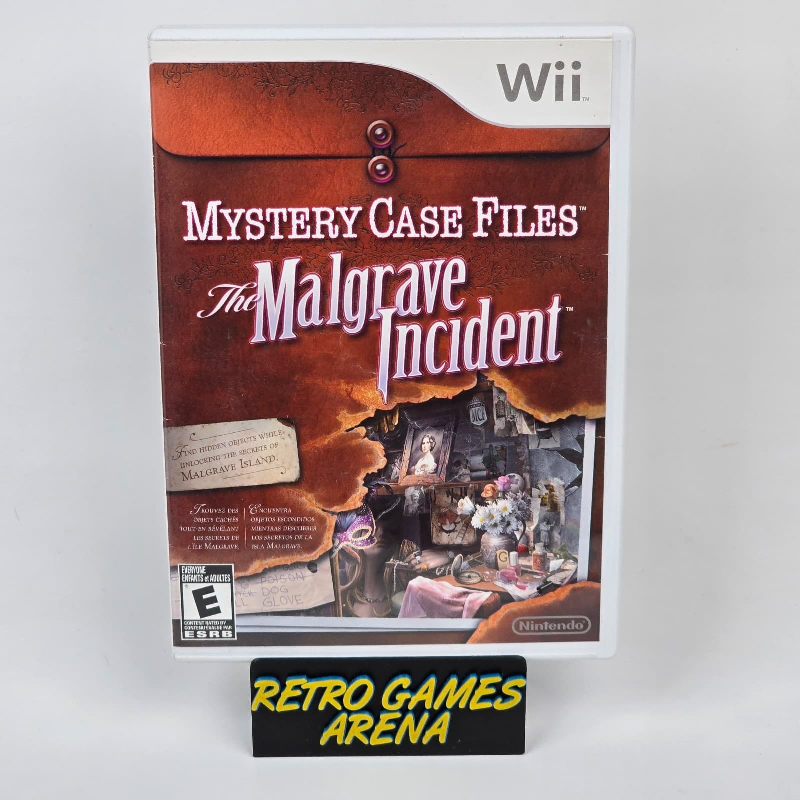 Mystery Case Files: The Malgrave Incident (Nintendo Wii) CIB COMPLETE
