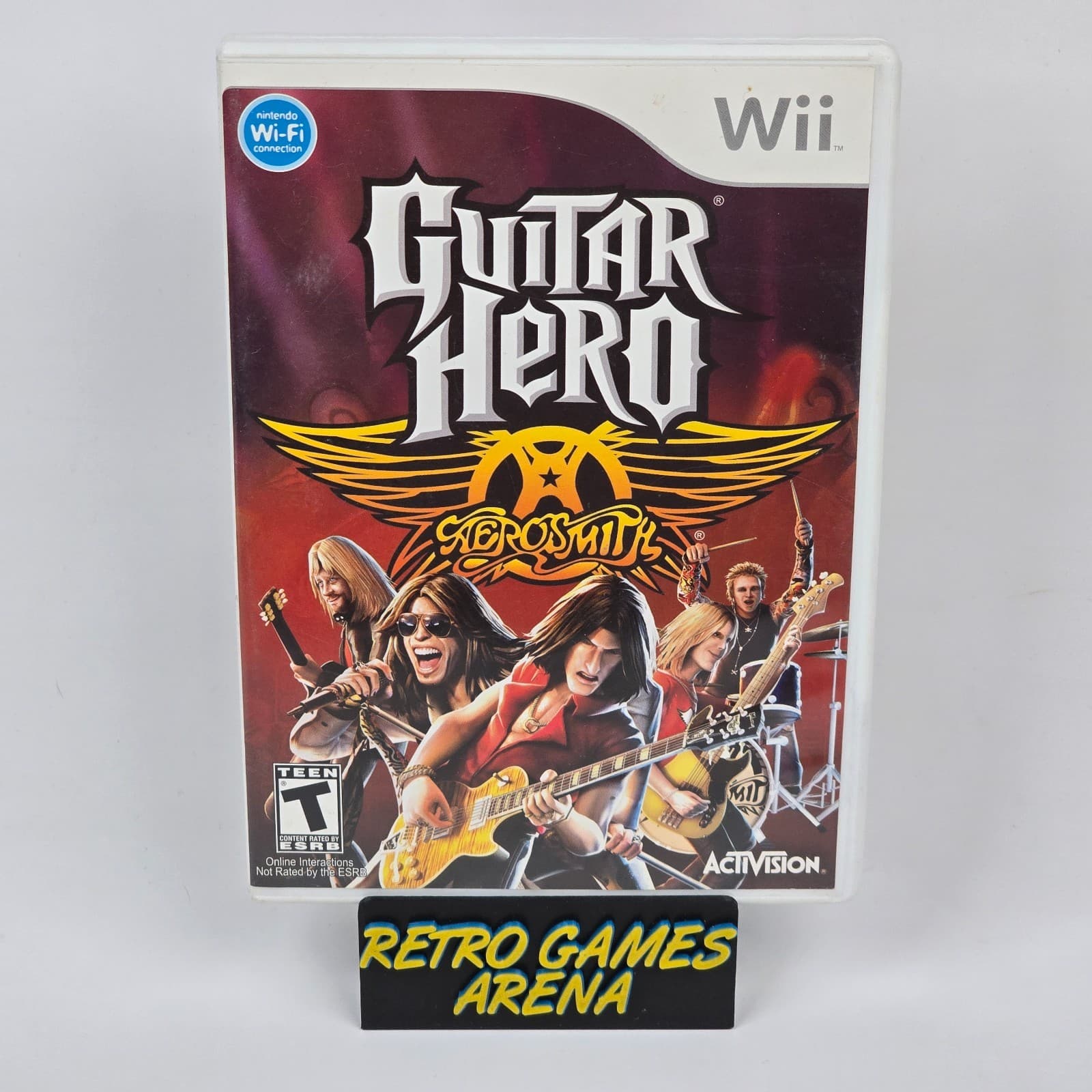 Guitar Hero: Aerosmith (Nintendo Wii) CIB COMPLETE